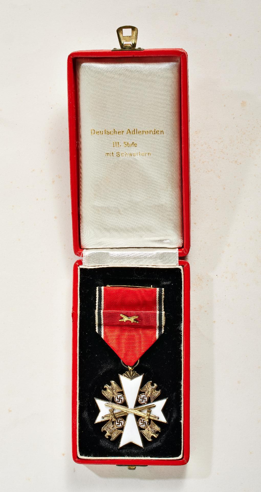 German Eagle Order : Order of the German Eagle: Cross of Merit III. level (5th class) with sword...