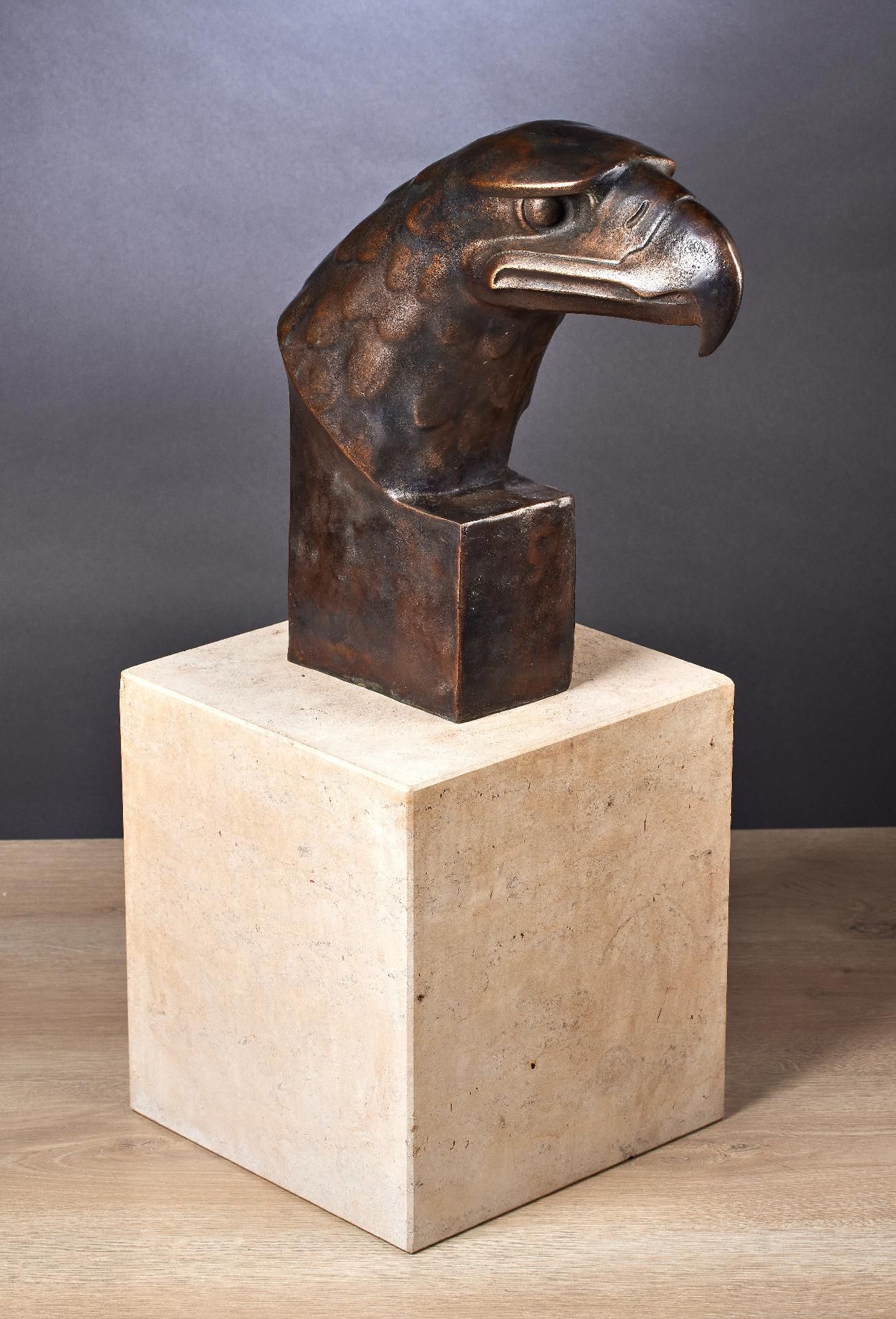 Art in The Third Reich 1933 - 1945 : Kurt Schmid - Ehmen: Eagle's head. - Image 8 of 9