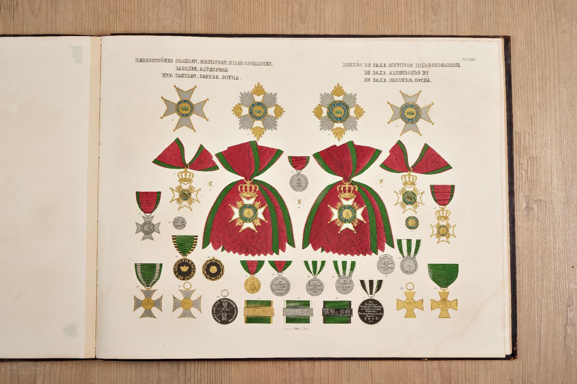 Books on Orders and Medals : H. Schulze - Illustrations to the chronicle of all knights - orders... - Image 10 of 13