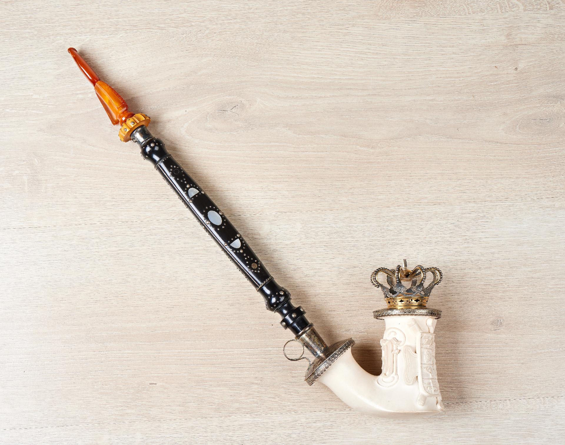 Württemberg : An important meerschaum pipe from the Württemberg royal family. - Image 4 of 9