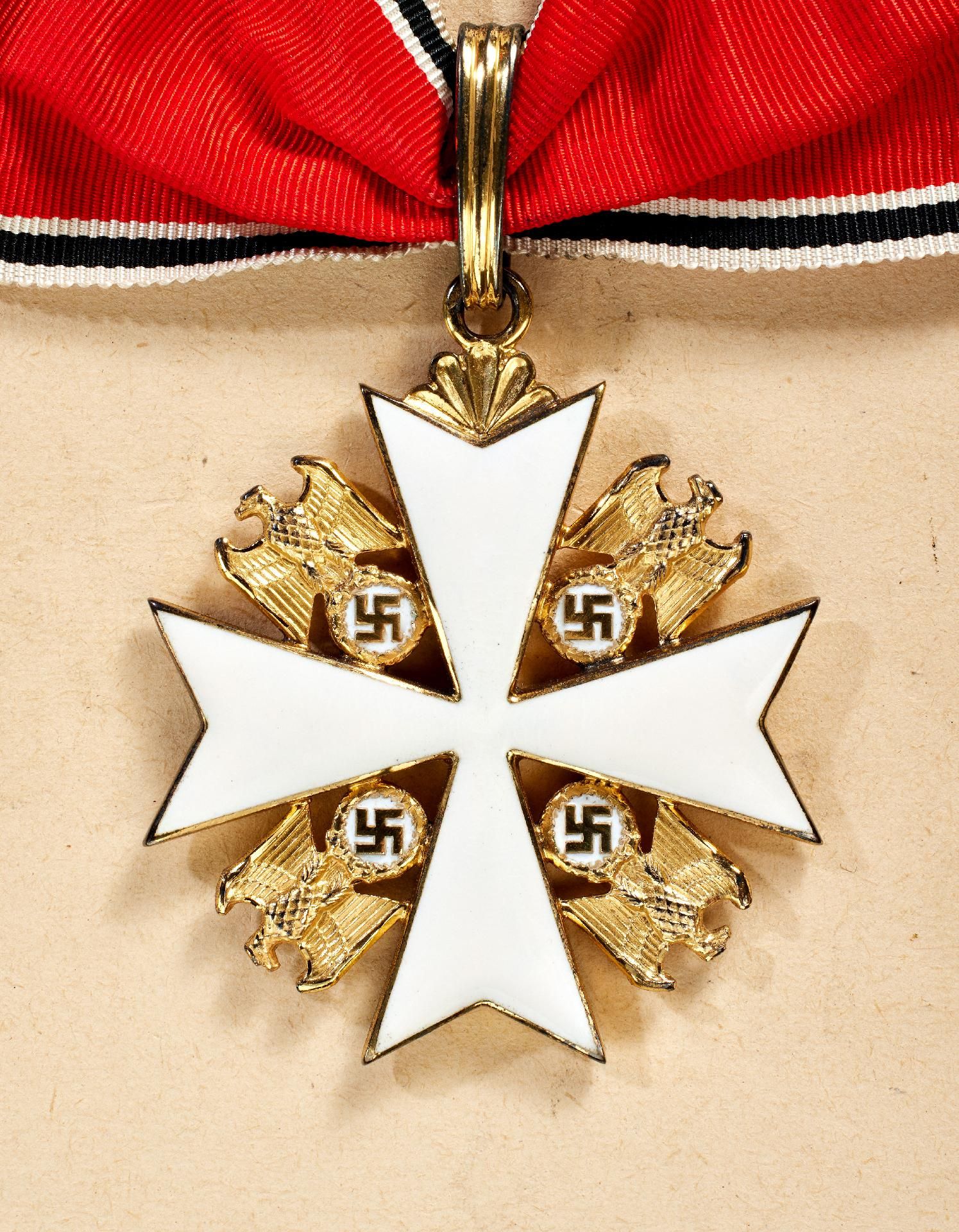 German Eagle Order : Order of the German Eagle: Cross of Merit with Star (3rd class). In the ori... - Image 7 of 7
