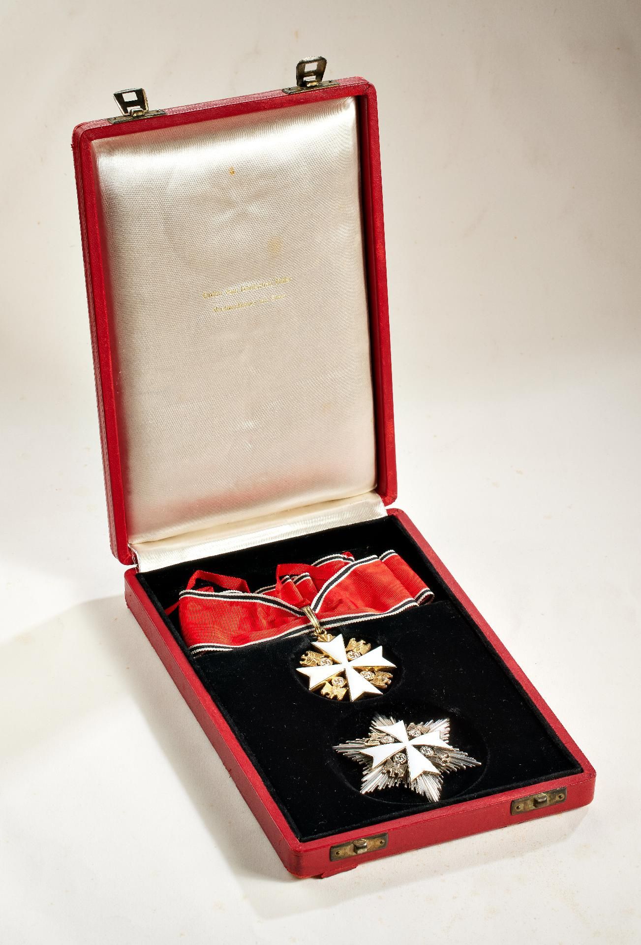 German Eagle Order : Order of the German Eagle: Cross of Merit with Star (3rd class). In the ori... - Image 5 of 7