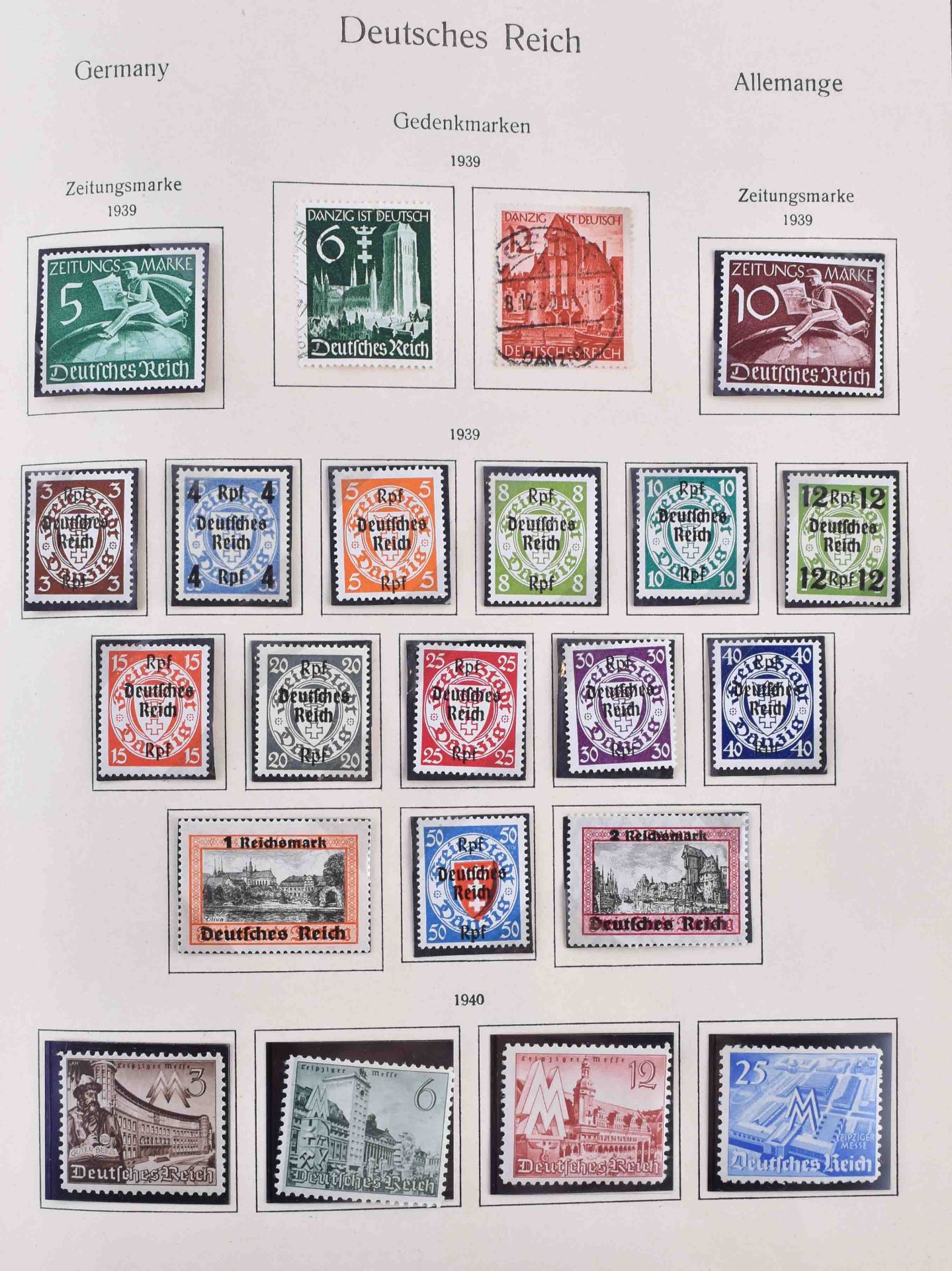 Sammlung Deutsches Reich 1872-1945 - Bild 10 aus 10