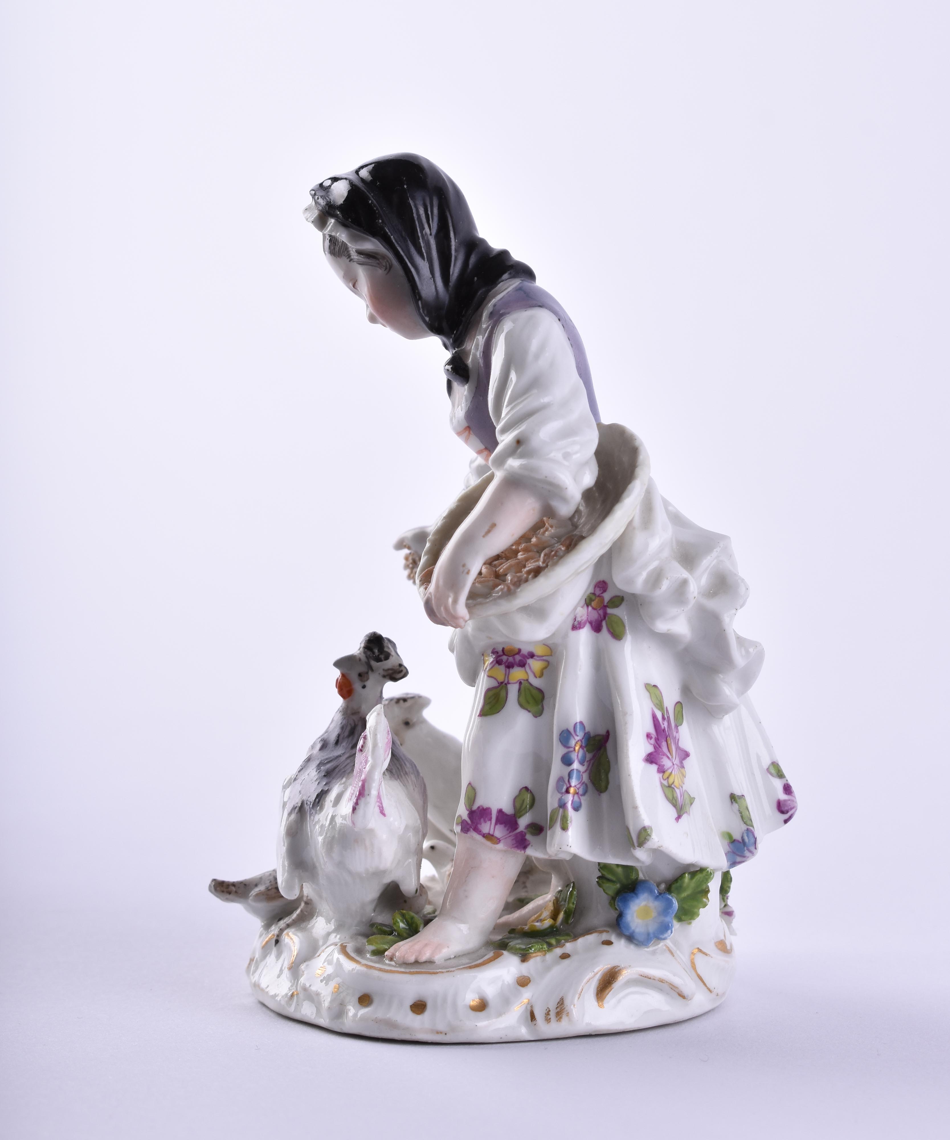 Figure Meissen 19th century - Image 4 of 5