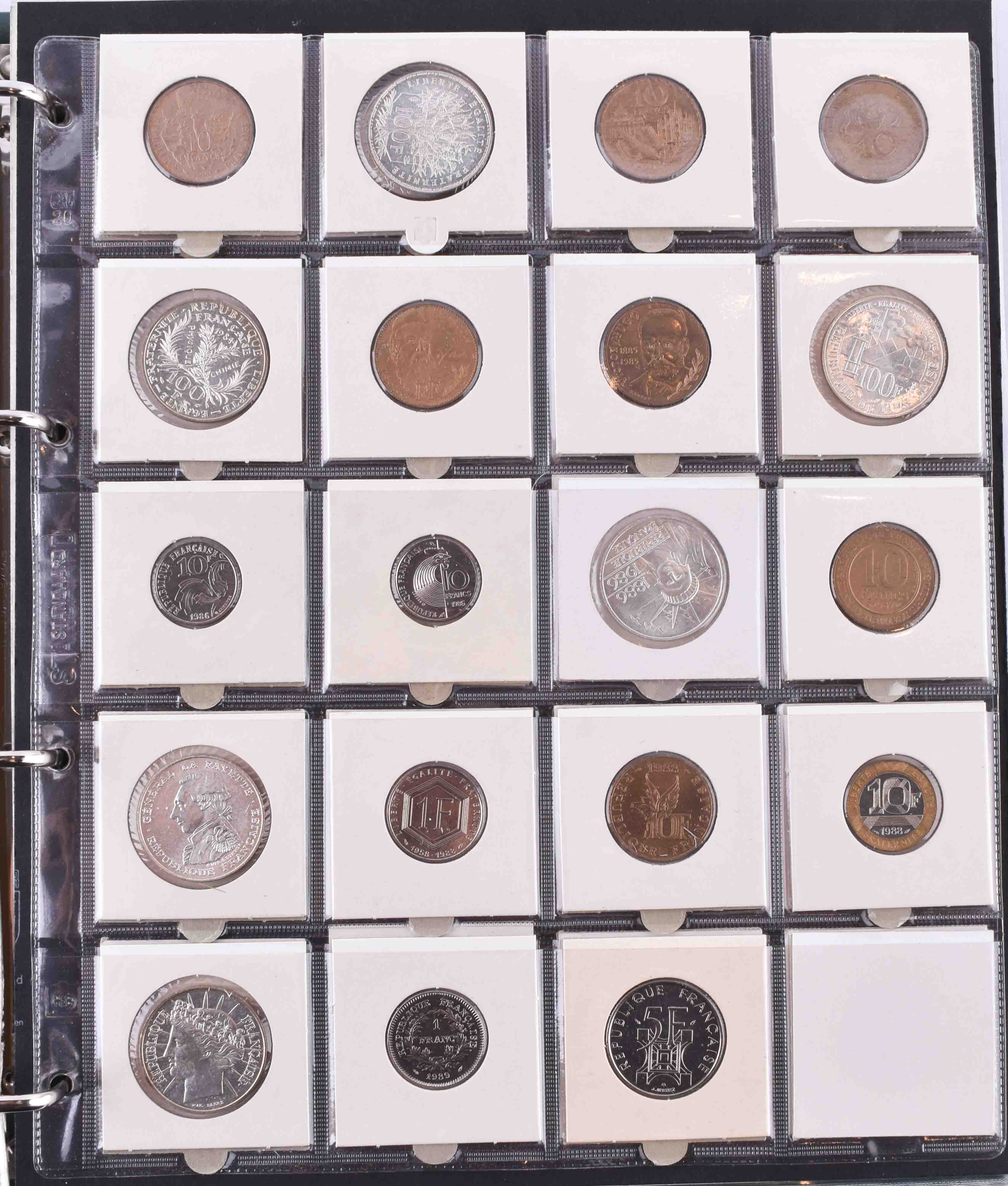 Coin collection France Italy Spain - Image 2 of 5