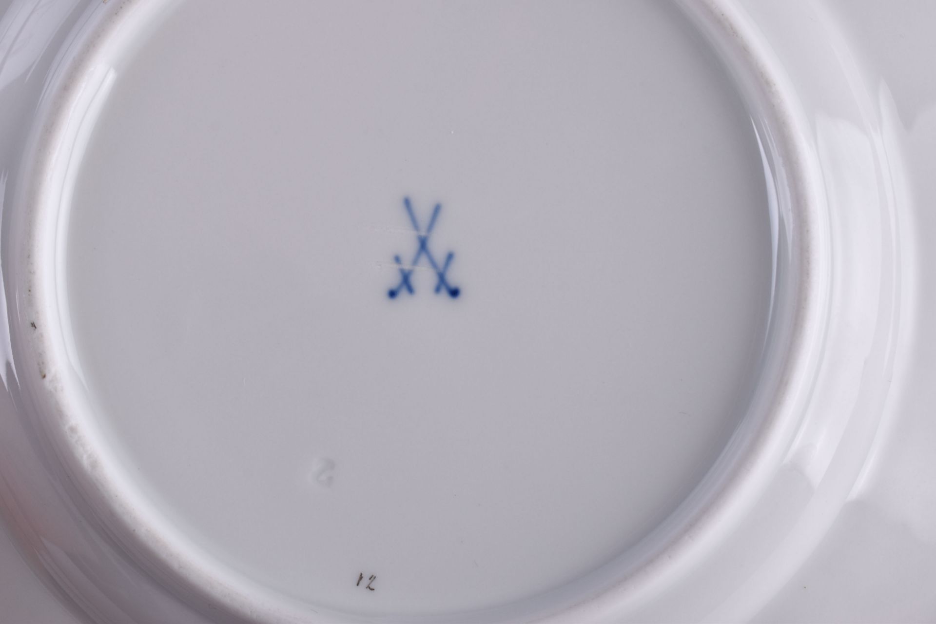 6 Meissen cake plates - Image 3 of 4