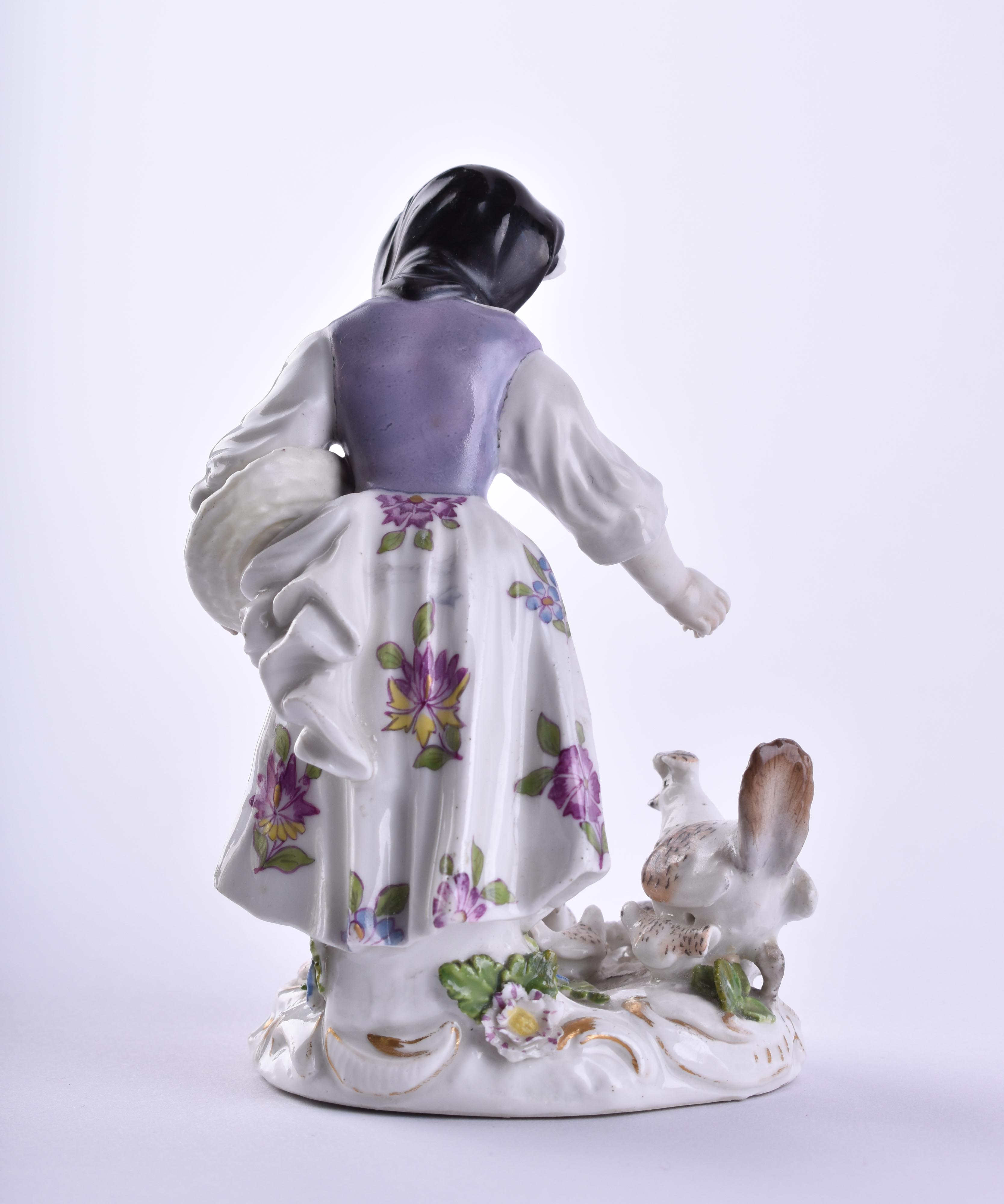 Figure Meissen 19th century - Image 3 of 5