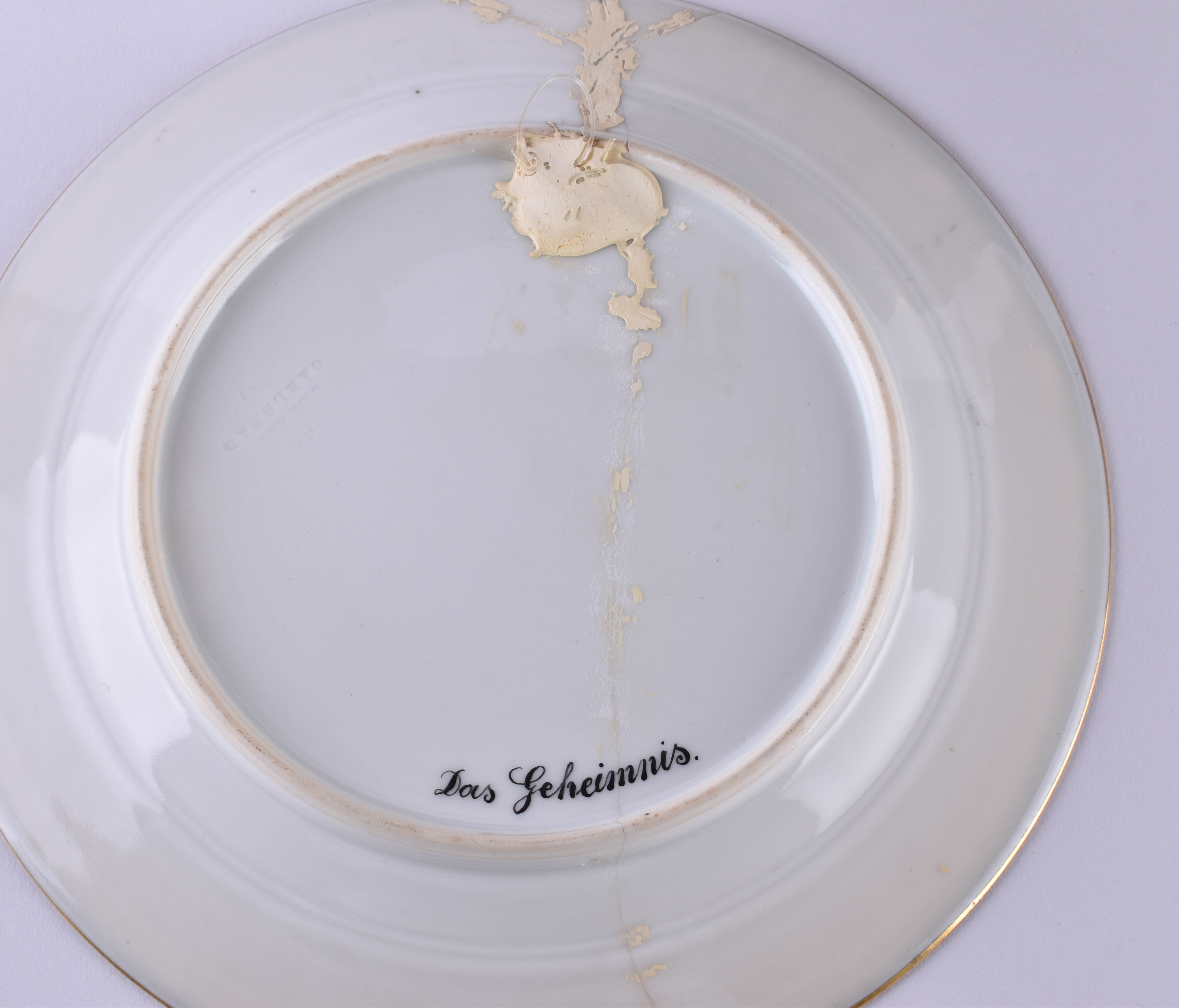 Carl Knoll Carlsbad, old Austria, pomp plate around 1890-1900 - Image 5 of 6