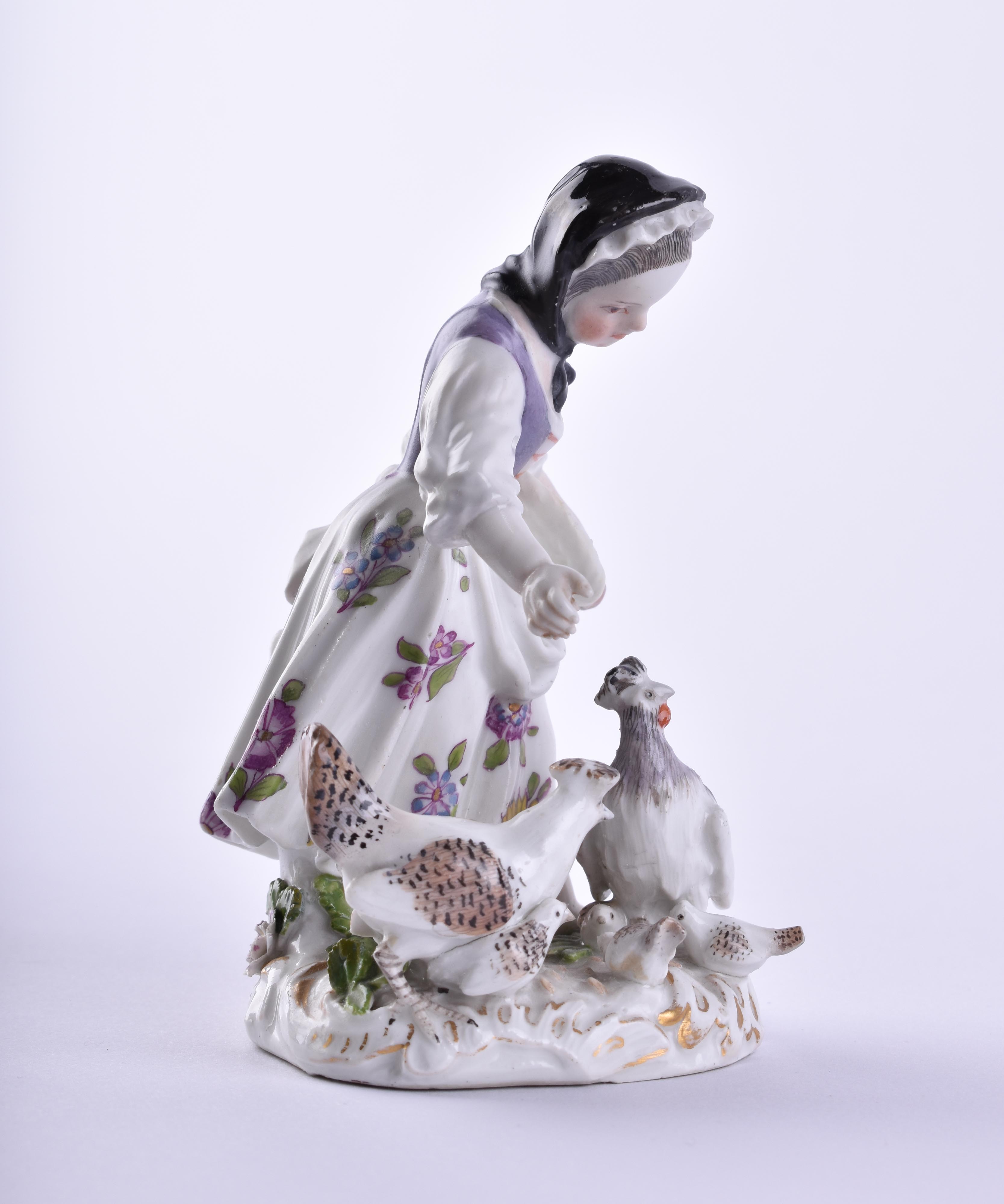 Figure Meissen 19th century - Image 2 of 5