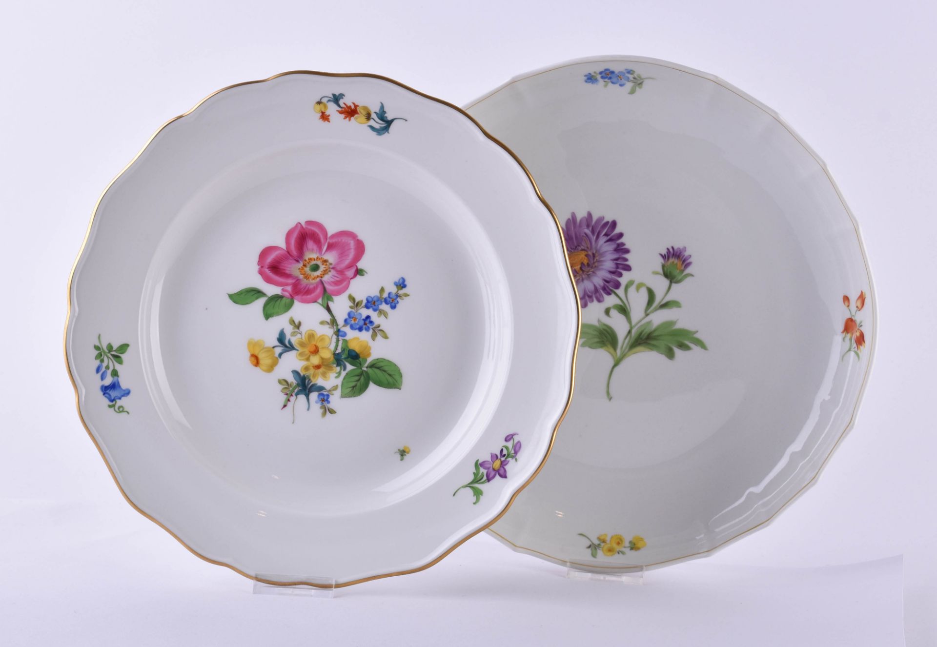 Two plates Meissen