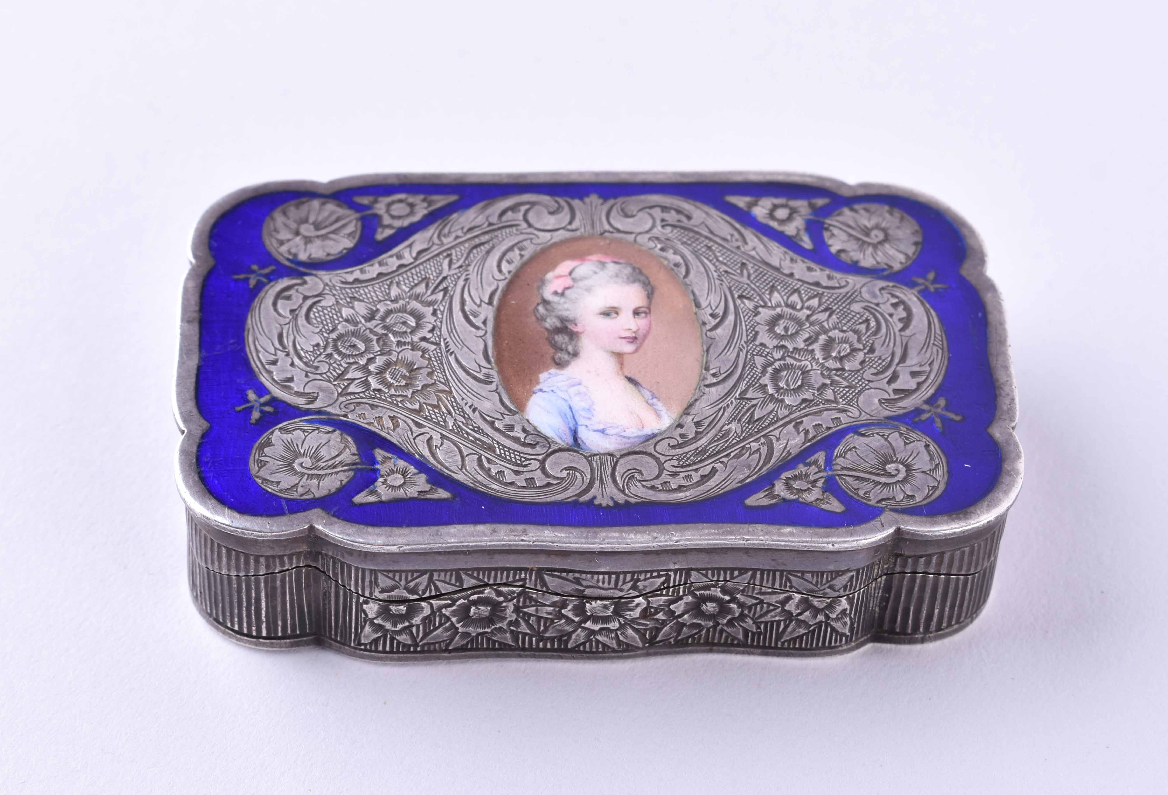 Lidded box Austria 19th century