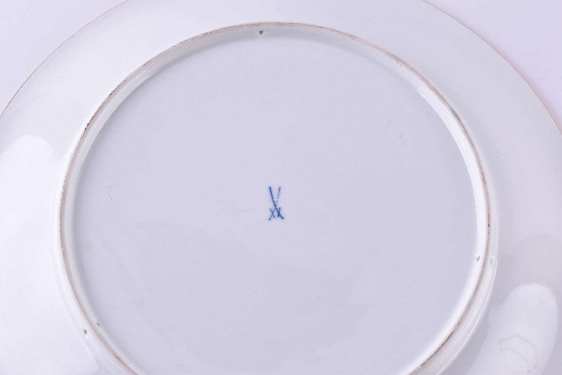 Prunk plate Kauffahrtei Meissen  - Image 6 of 6