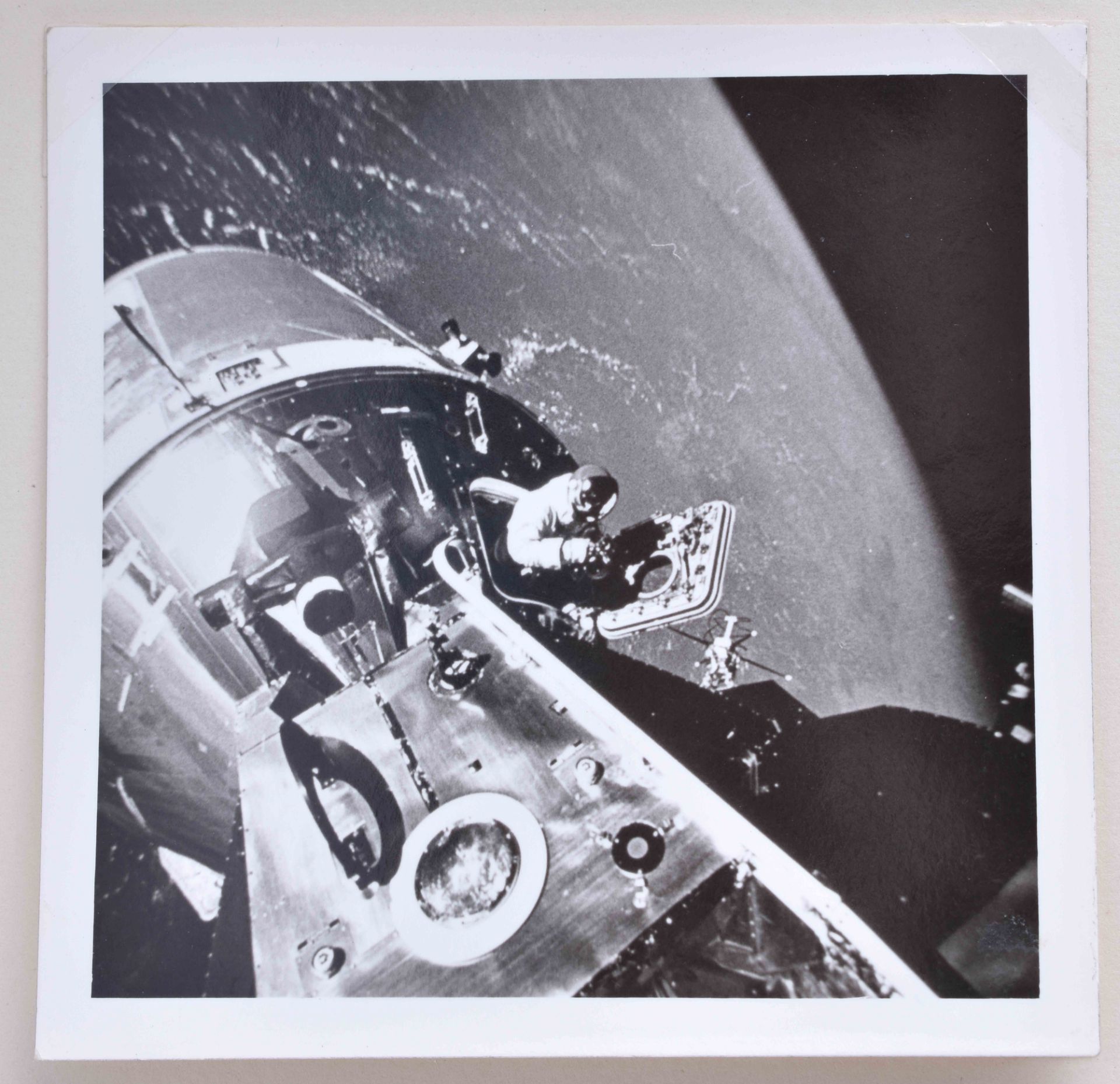 Photography #2 Apollo 9, Hasselblad image from film magazine 20/E - Earth orbit, EVA, March 1969