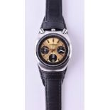 Citizen Bullhead Kaliber 8110 Chronographen-Armbanduhr 70er Jahre