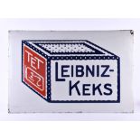 Emailleschild Leibniz Keks