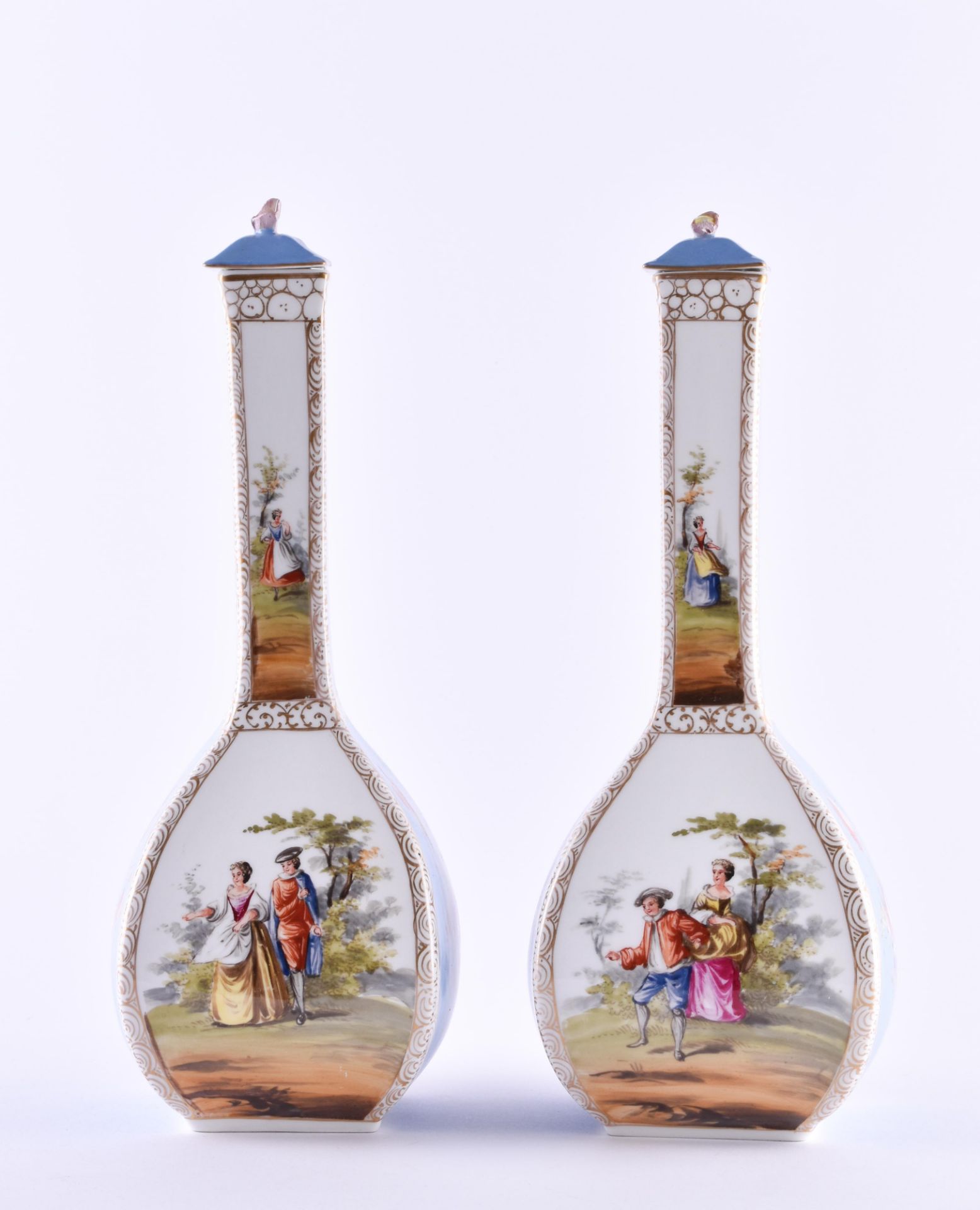 Pair of vases Dresden Großbaum und Söhne - Image 3 of 6