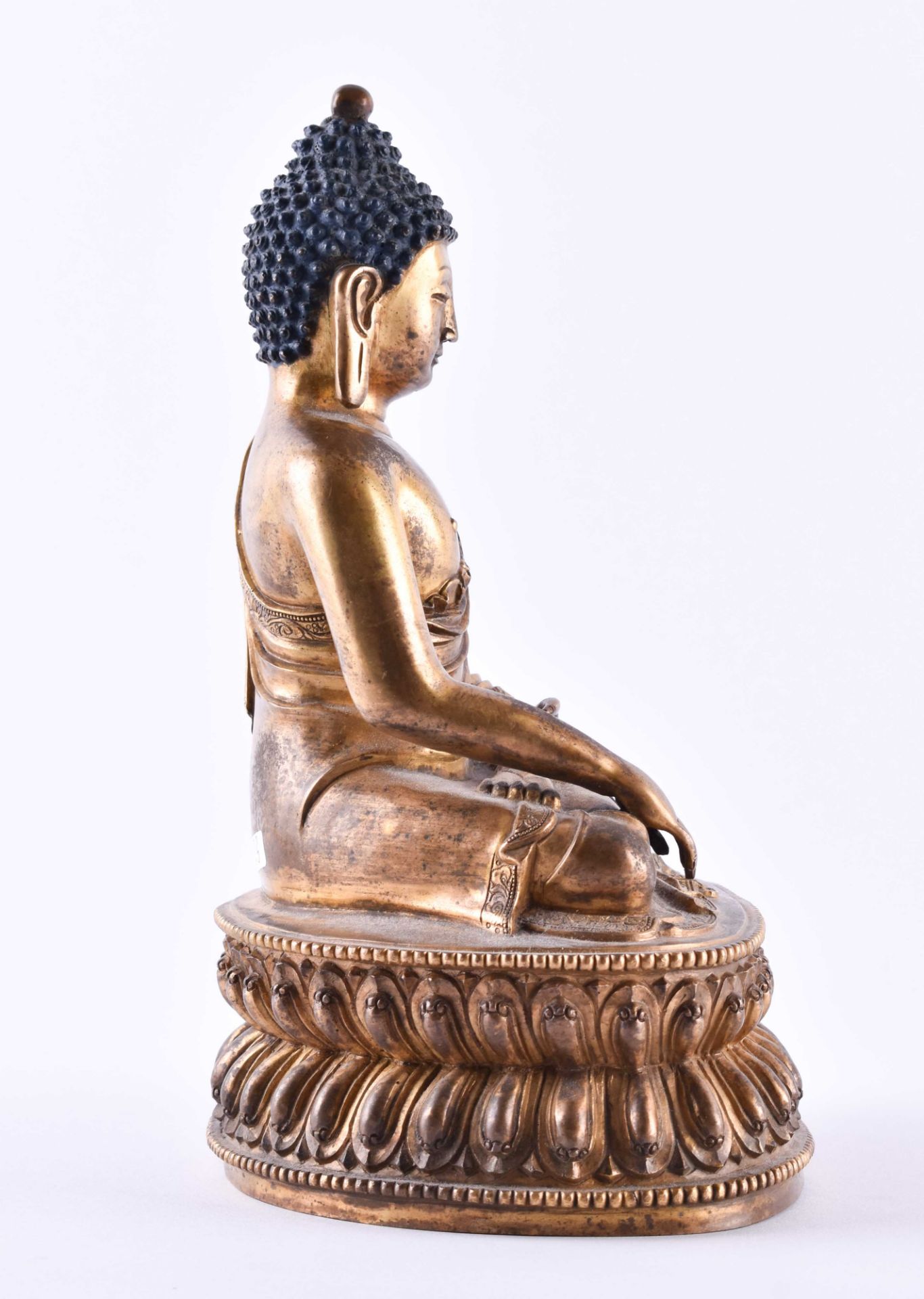Buddha Shakyamuni Tibet/China Qing period - Image 2 of 6