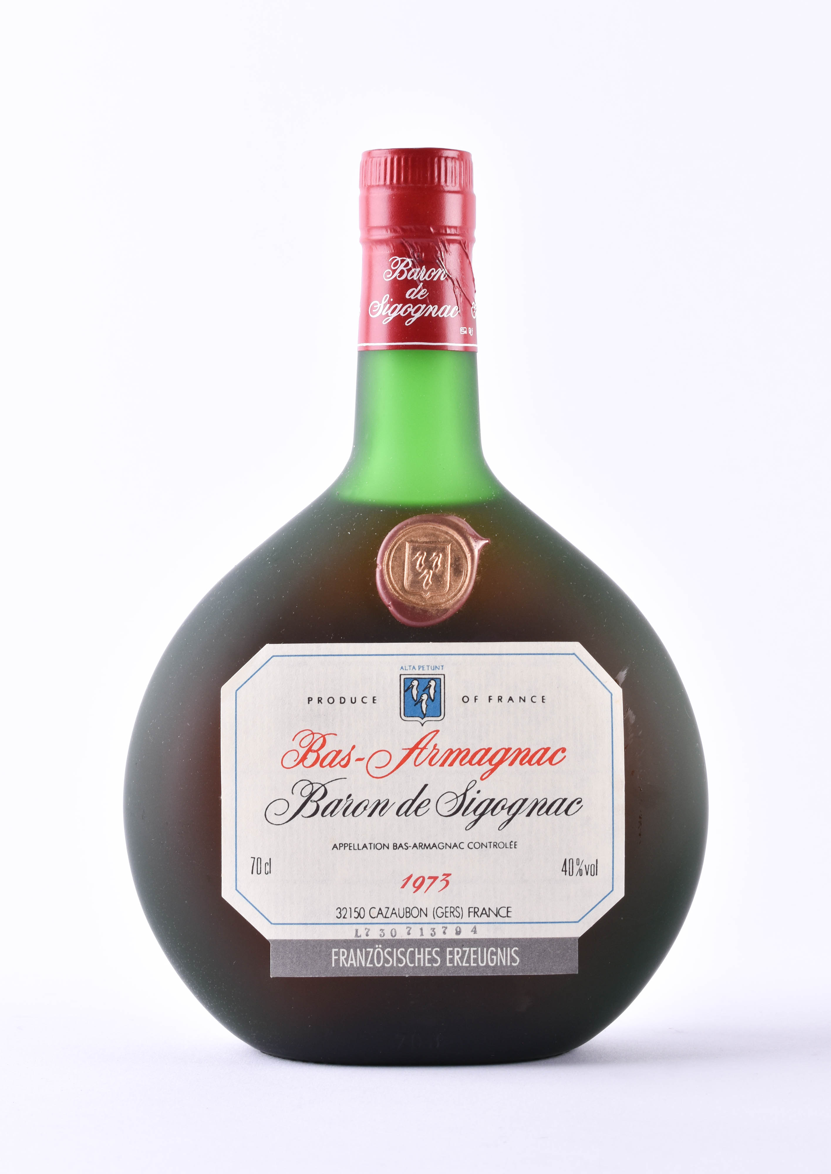 Baron De Sigognac Bas Armagnac xo 1973