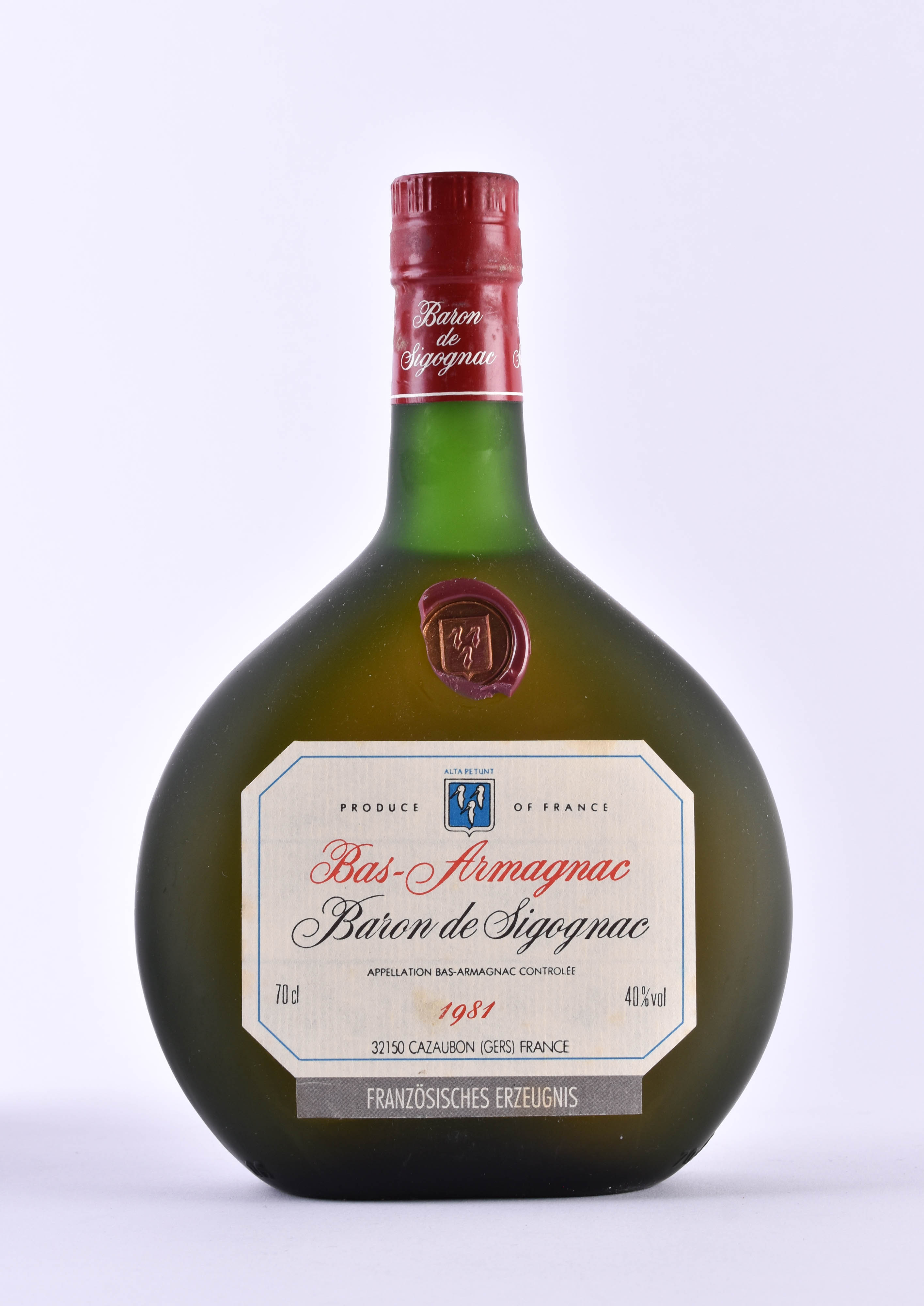 Baron De Sigognac Bas Armagnac xo 1981