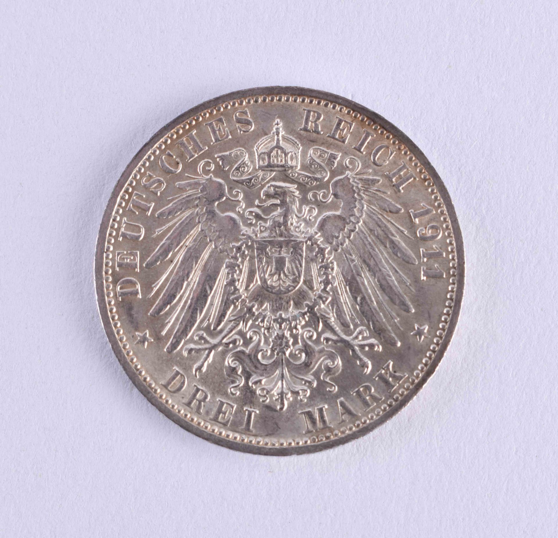 Würtemberg 3 x silver wedding 1911 - Image 2 of 2