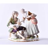 Figurengruppe Meissen 19. Jhd.