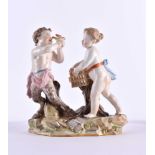 Figurengruppe Meissen 19. Jhd.