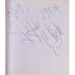 Autogramm Album - Jimi Hendrix und andere