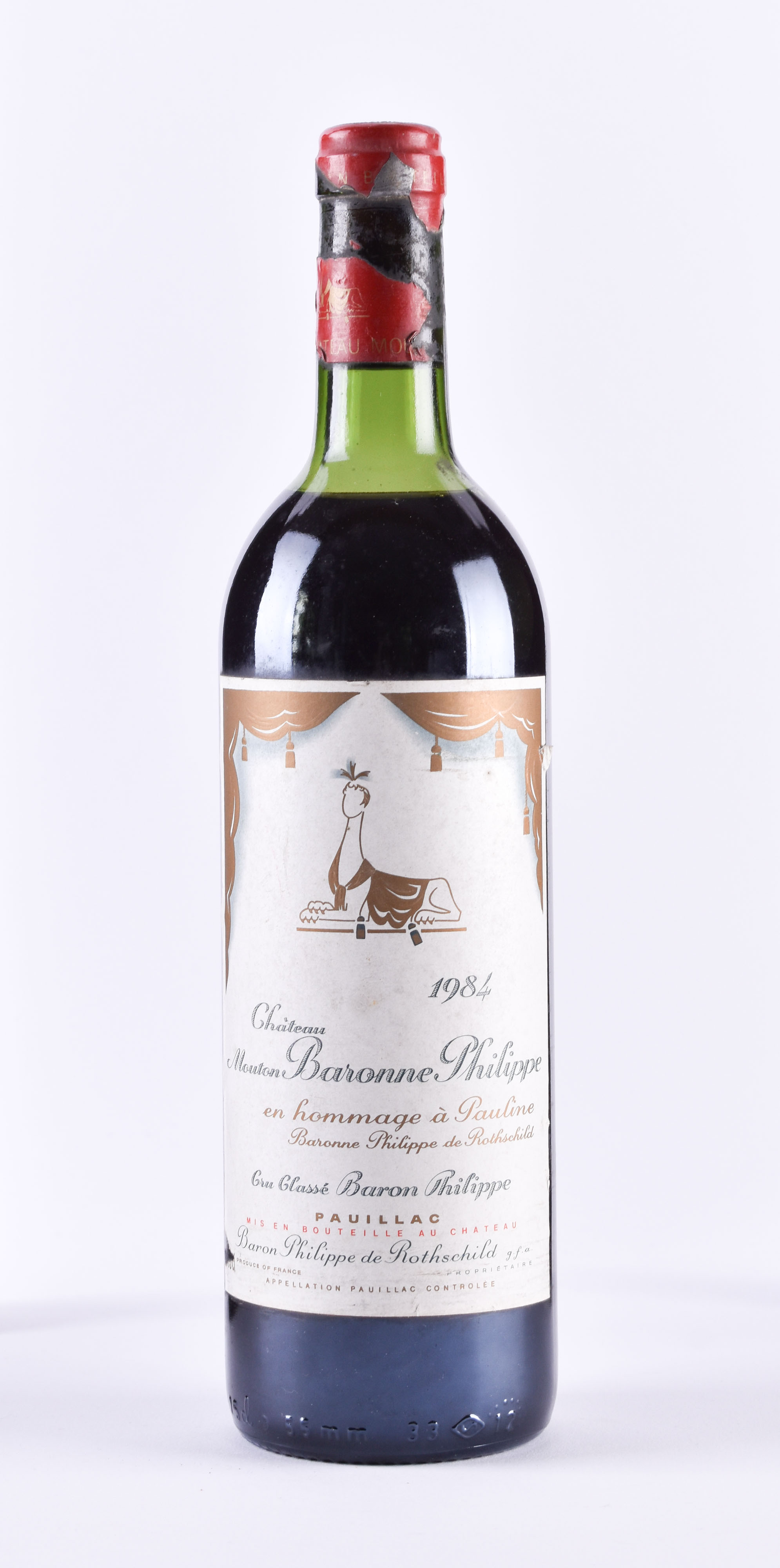 Château Mouton Rothschild, en Hommage À Pauline Pauillac 1984