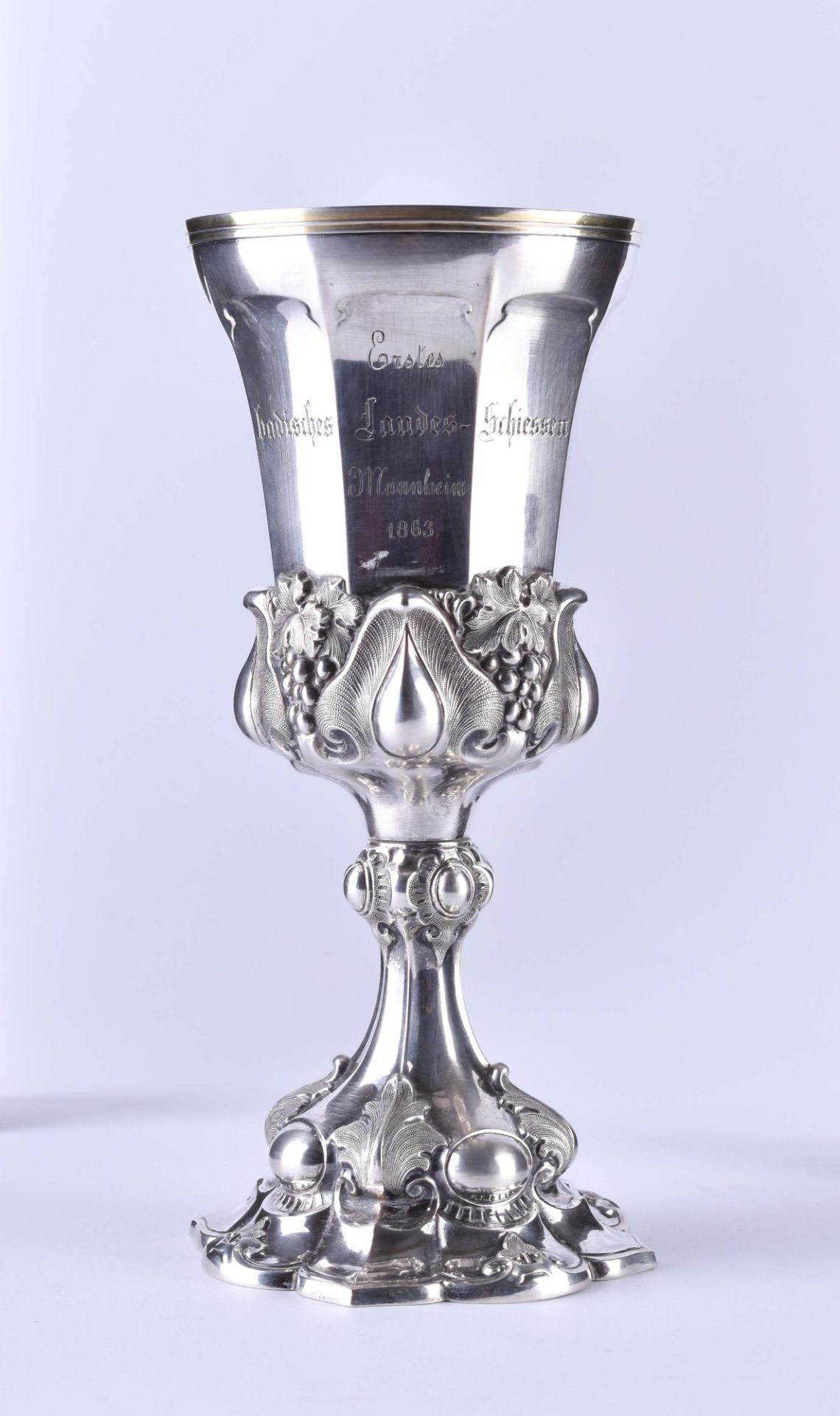 Silver goblet 19th century