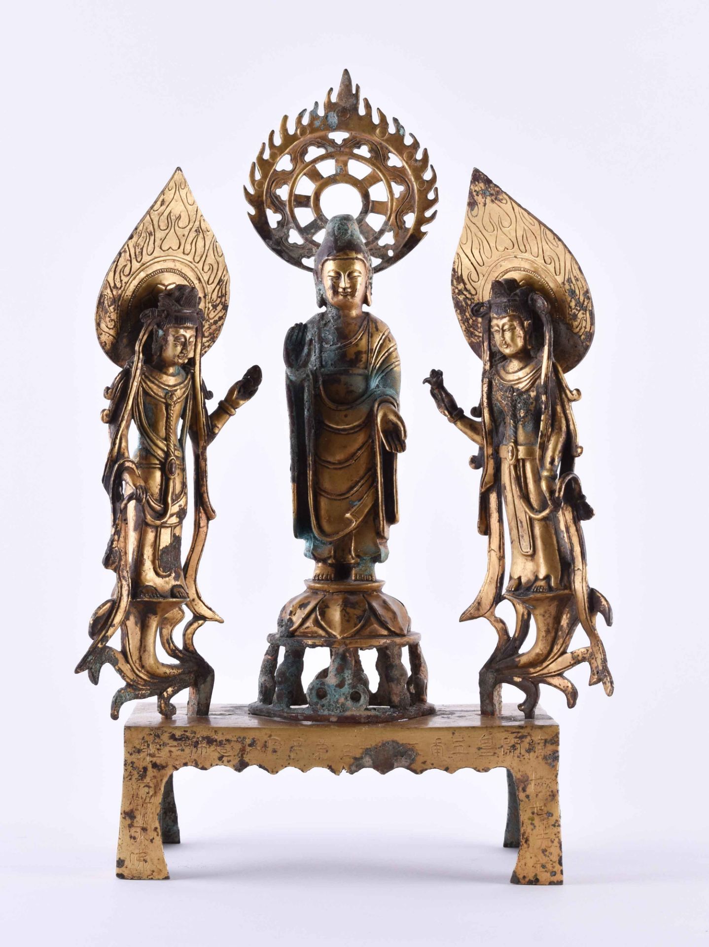 Group of altar figures China Qing period