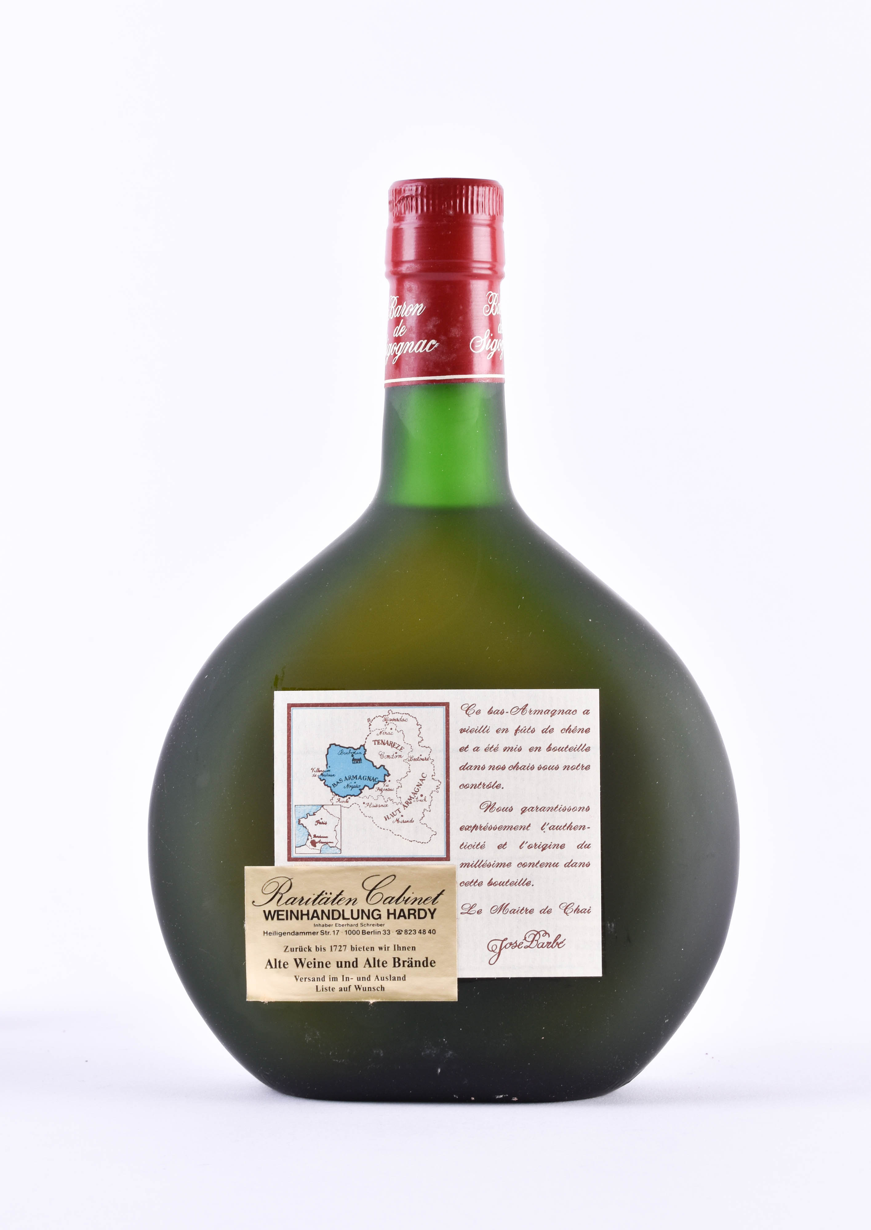 Baron De Sigognac Bas Armagnac xo 1979 - Image 2 of 2