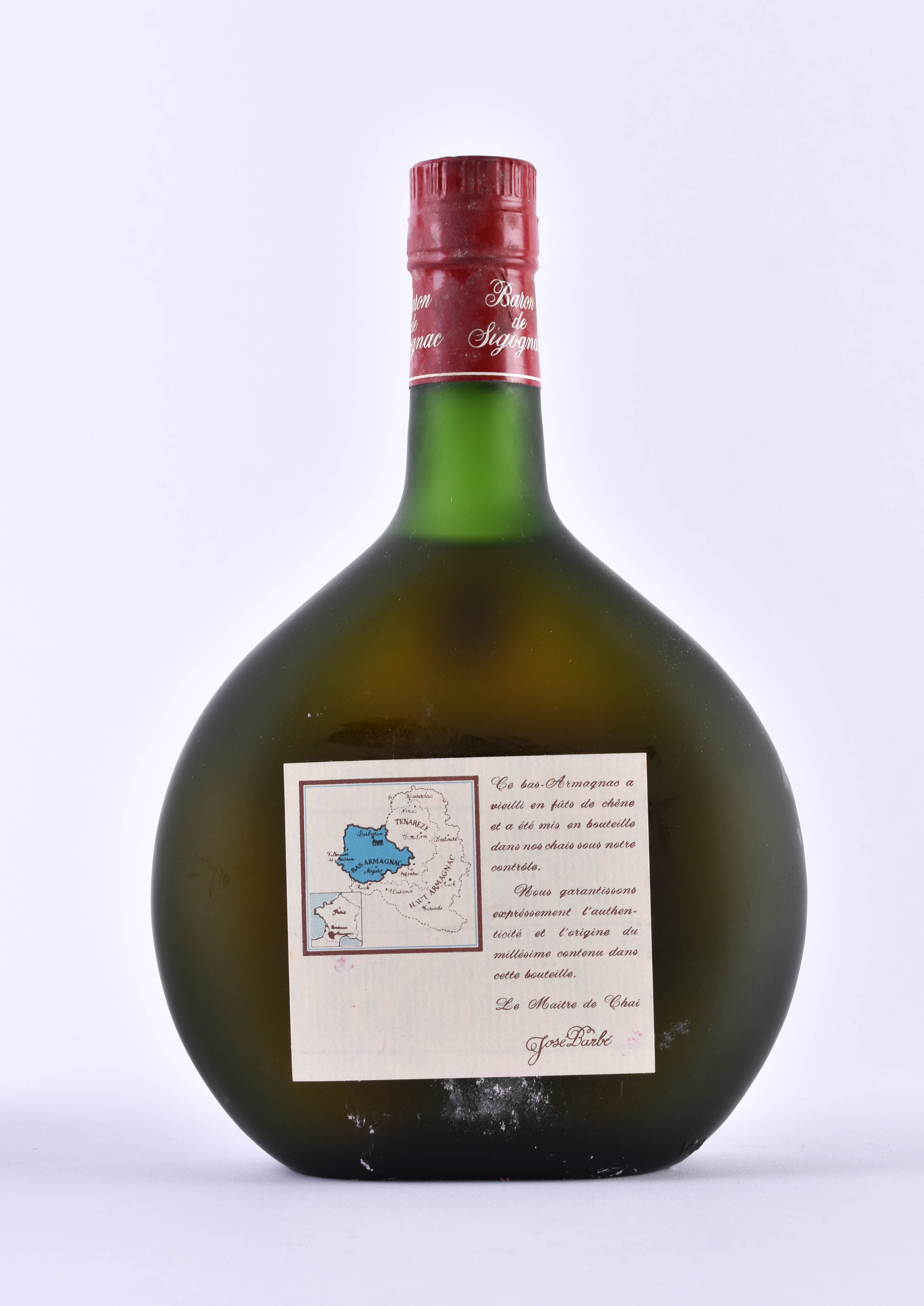 Baron De Sigognac Bas Armagnac xo 1981 - Image 2 of 2