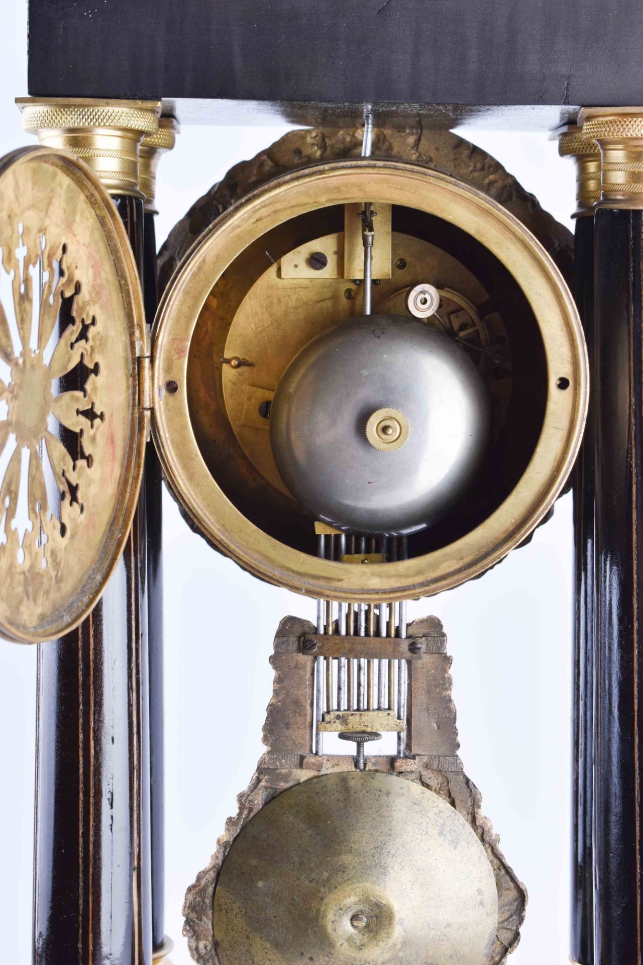 Portal clock France Napoleon III 19th century - Image 5 of 6