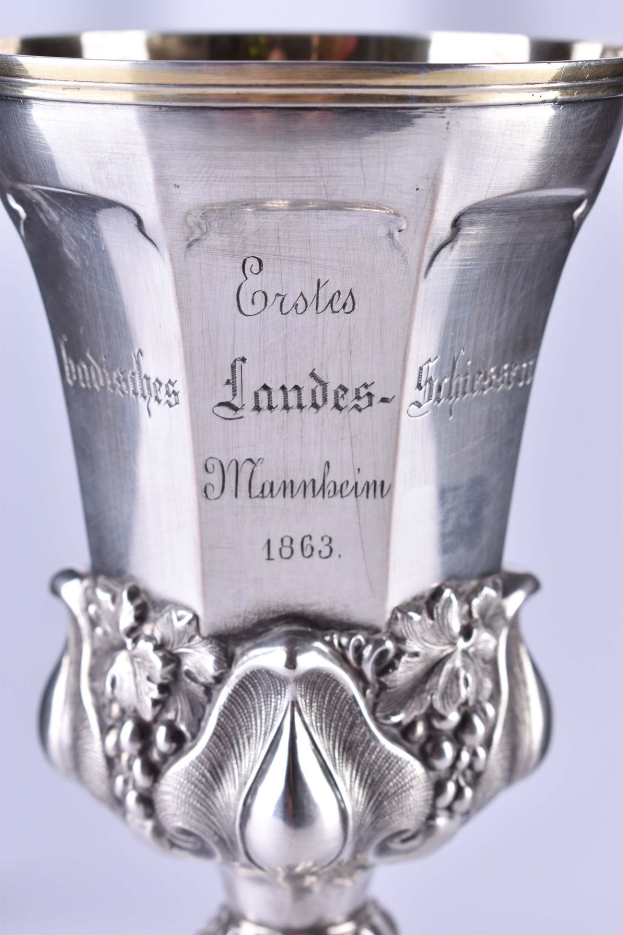 Silver goblet 19th century - Image 3 of 3