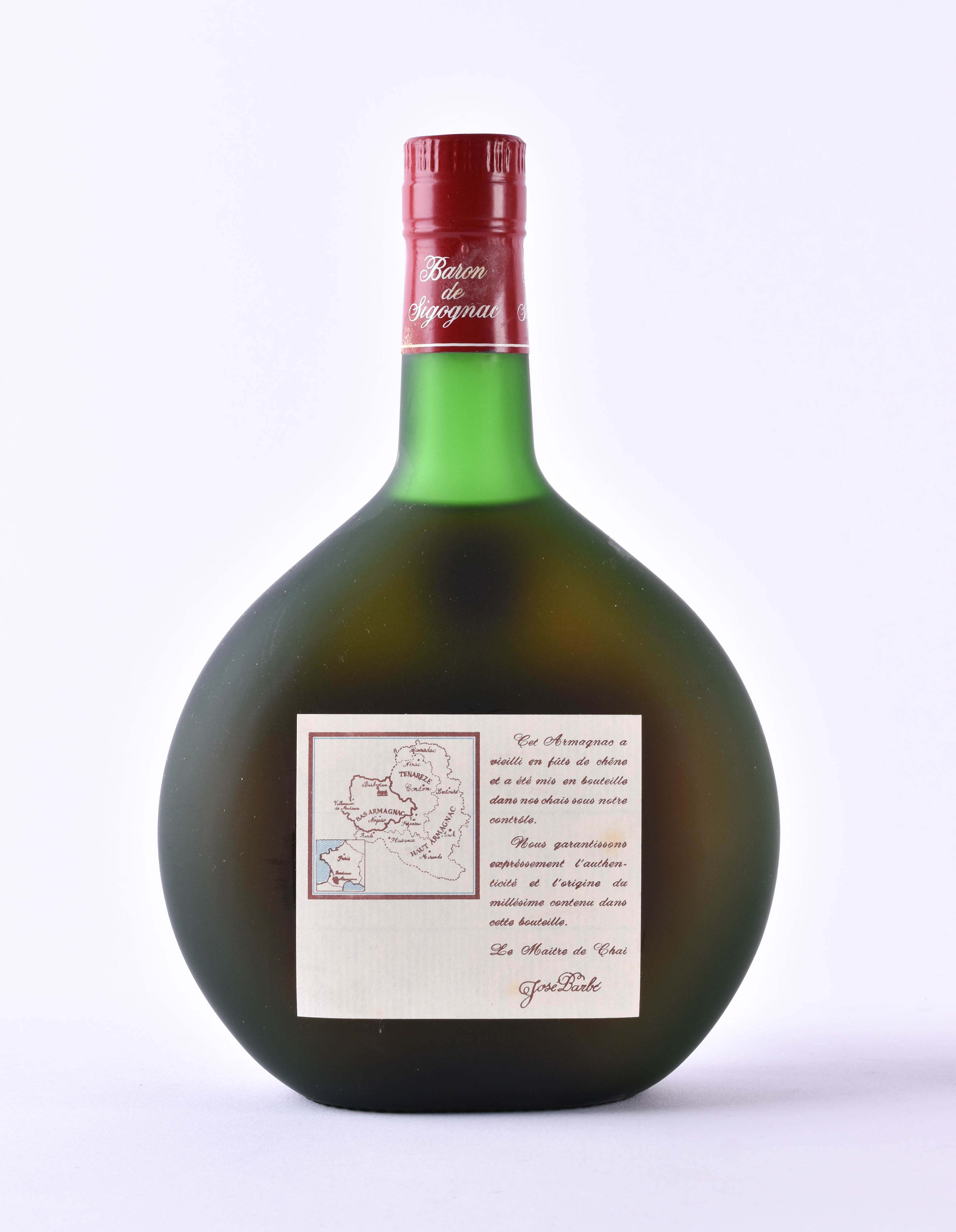 Baron De Sigognac Bas Armagnac xo 1977 - Image 2 of 2