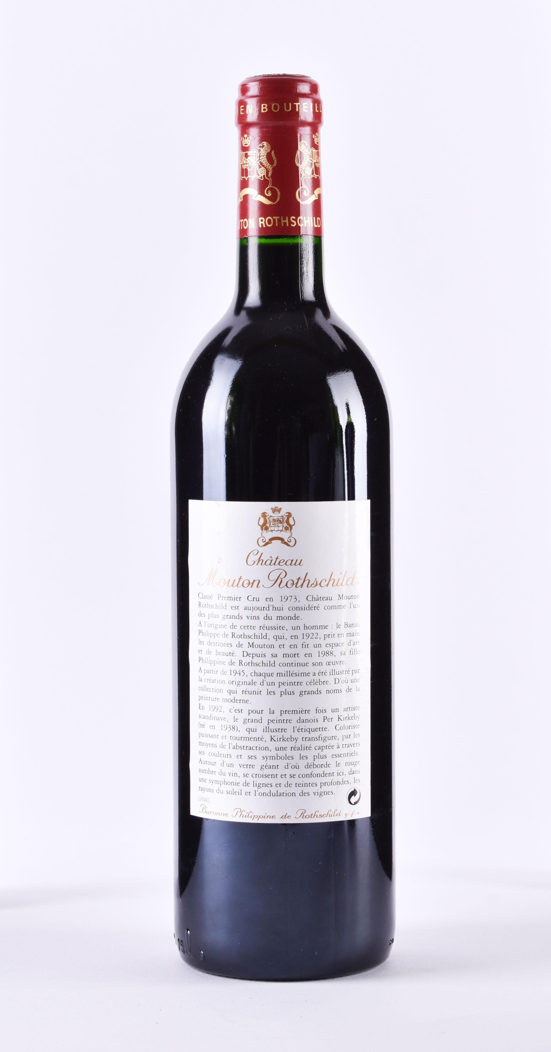 Chateau Mouton Rothschild 1992 - Image 2 of 2