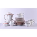 A group of coffee service Meissen