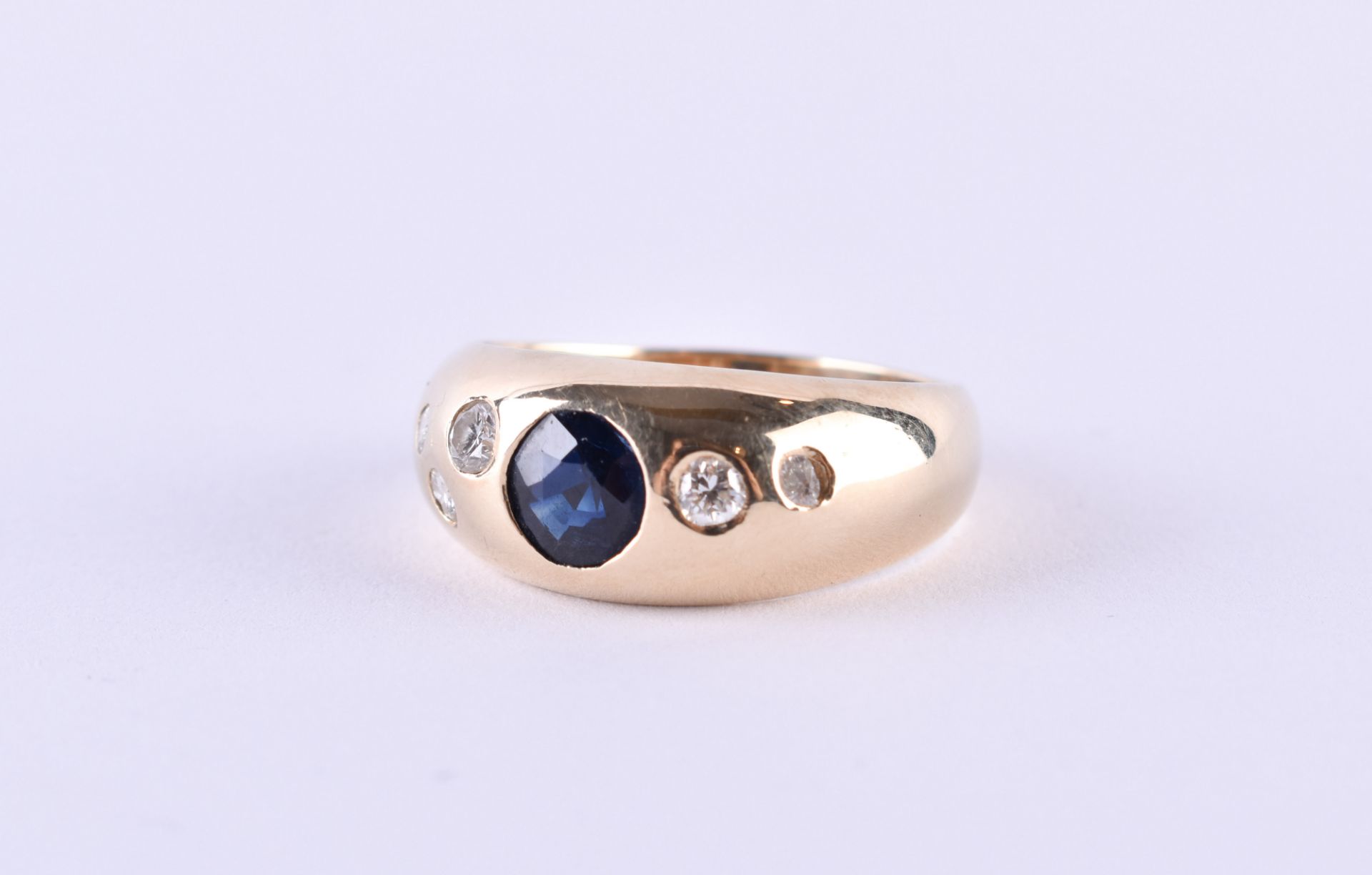 Brilliant sapphire ring - Image 3 of 4