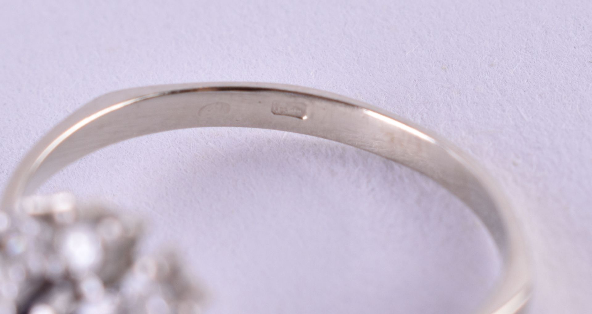 Sapphire diamond ring - Image 5 of 5