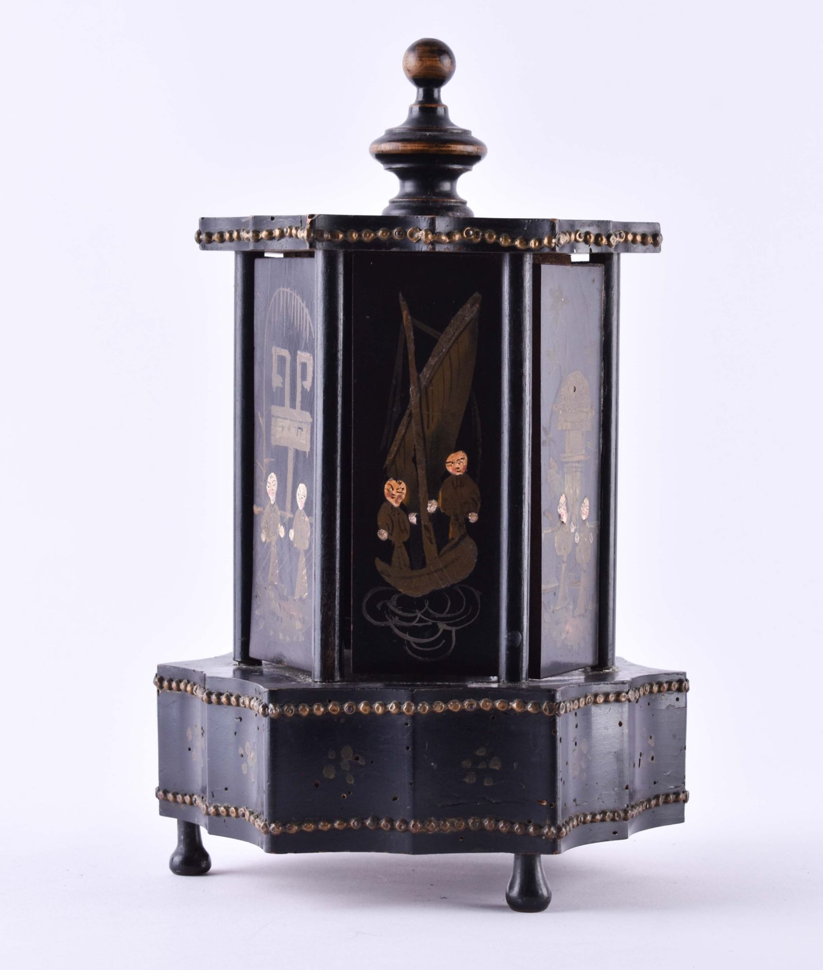 Cigar holder with music box probably England 19th century - Image 2 of 4