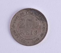 Brasilien 200 Reis 1871