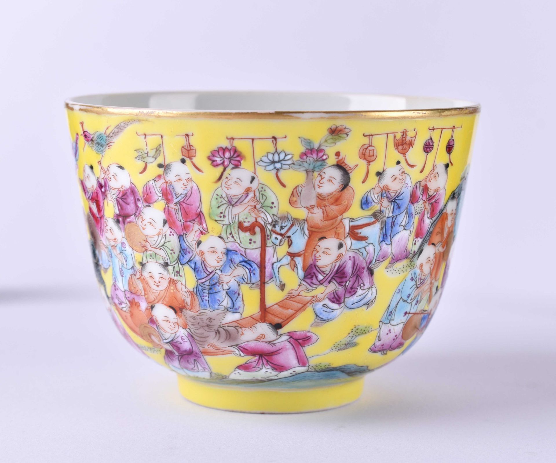 Tea bowl China Daqing Tongzhi Nianzhi period - Image 2 of 6