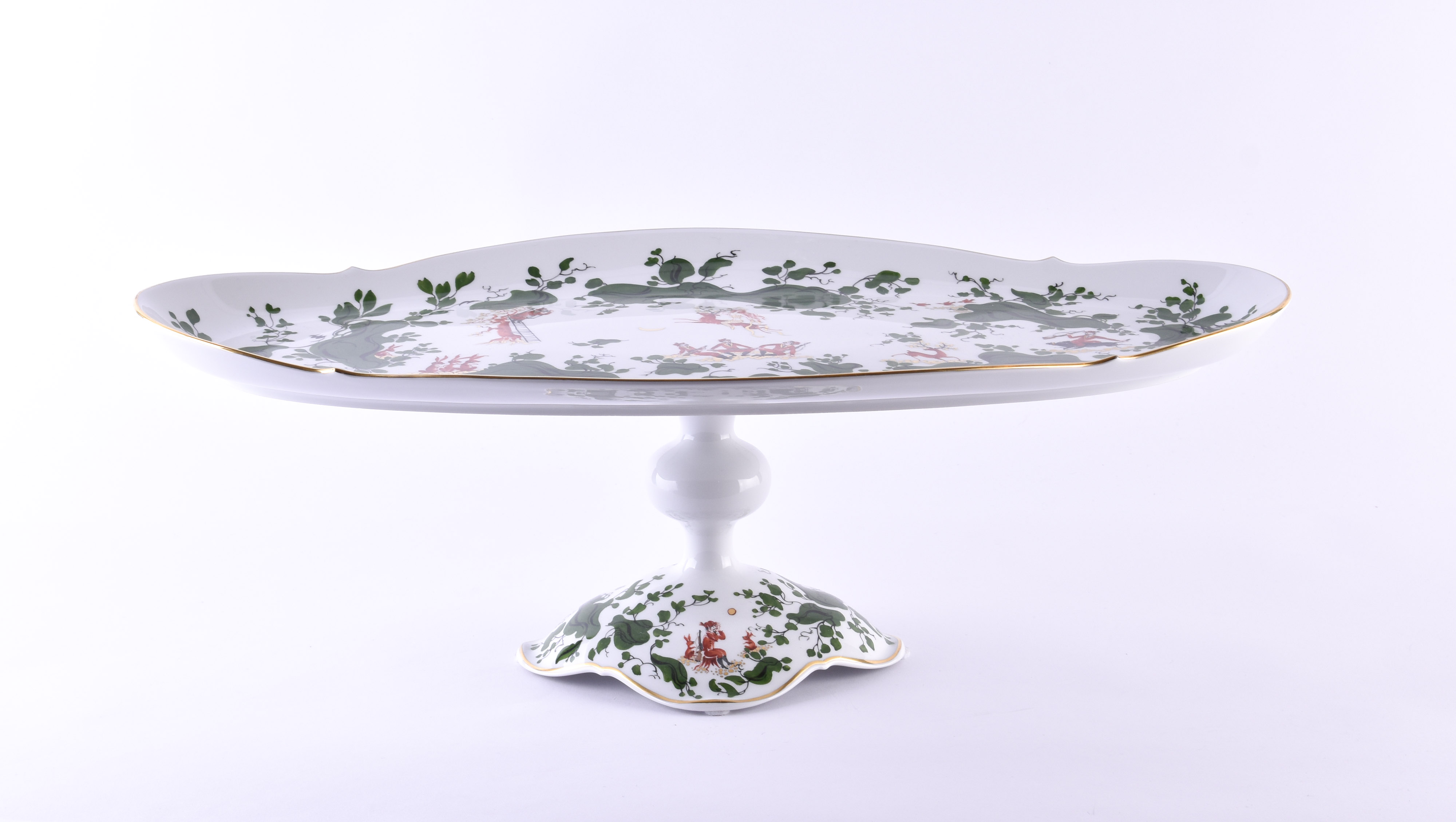 Large centrepiece Meissen Jägerlatein