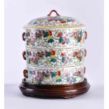 Famille Rose storage jar China 19th/20th century