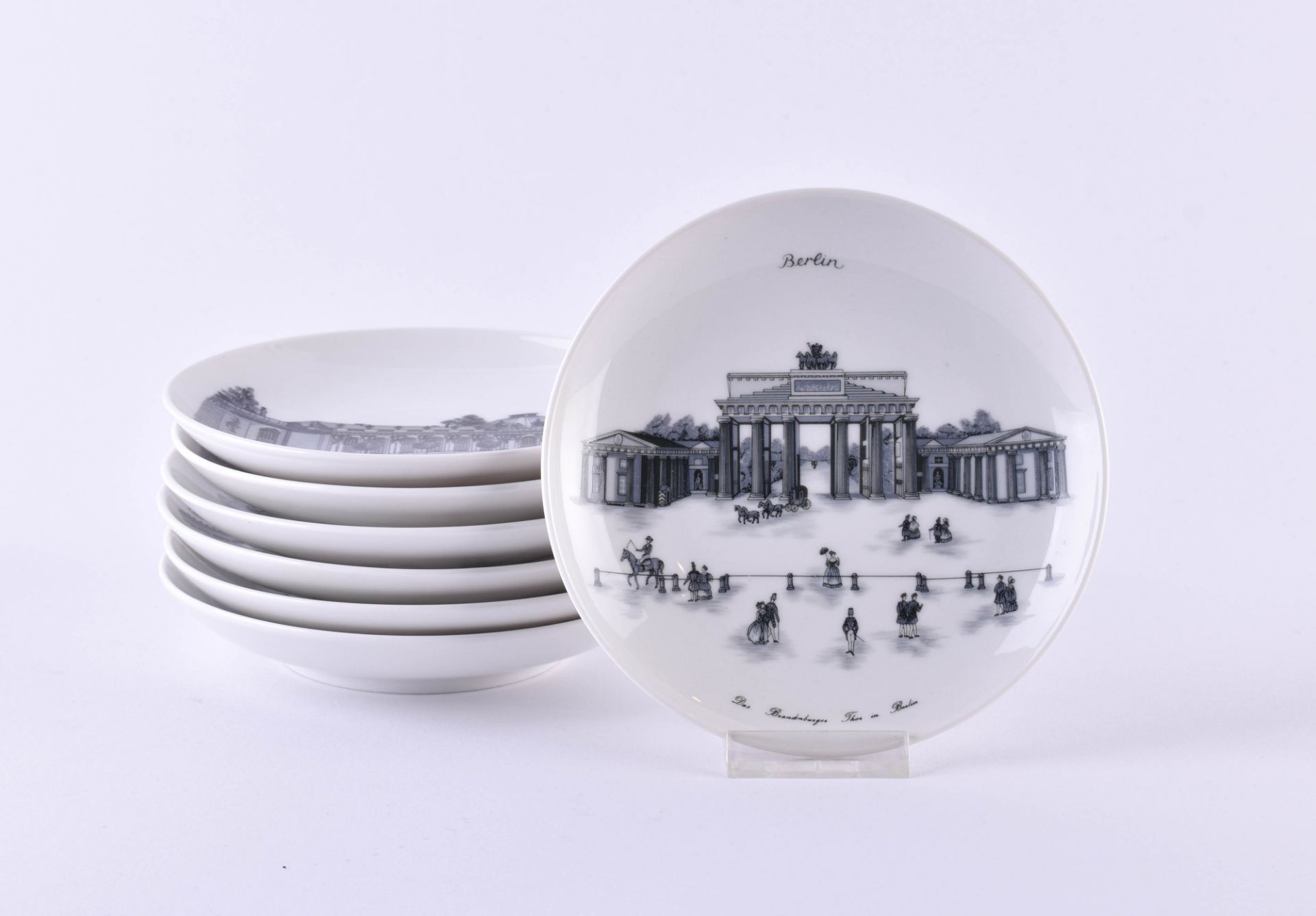 A group of view plates KPM Berlin