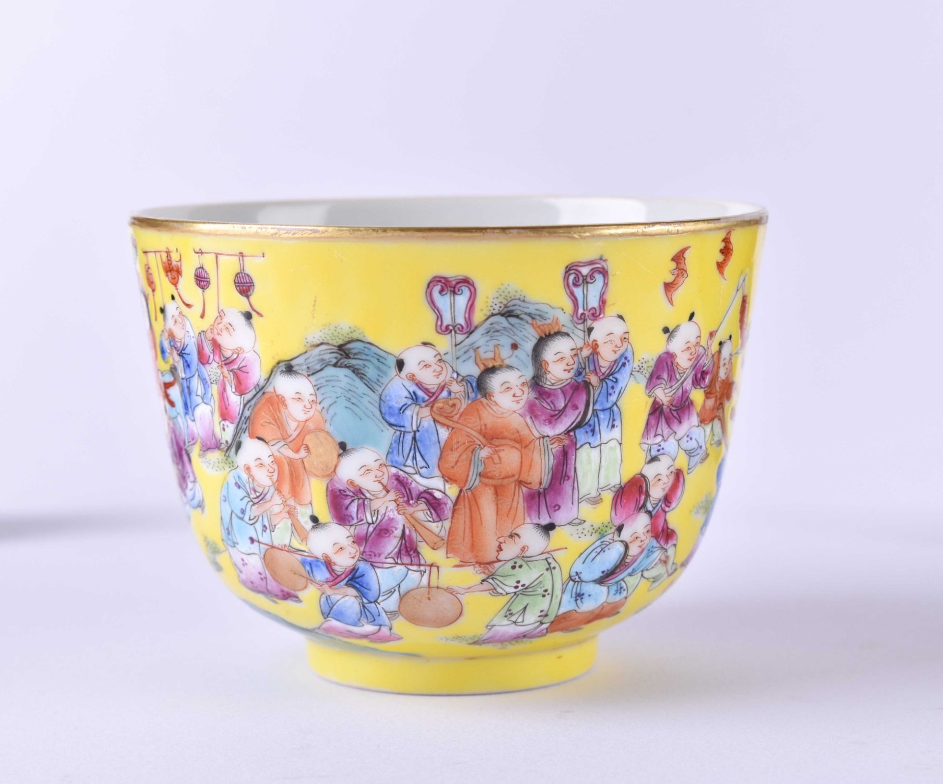 Tea bowl China Daqing Tongzhi Nianzhi period - Image 3 of 6