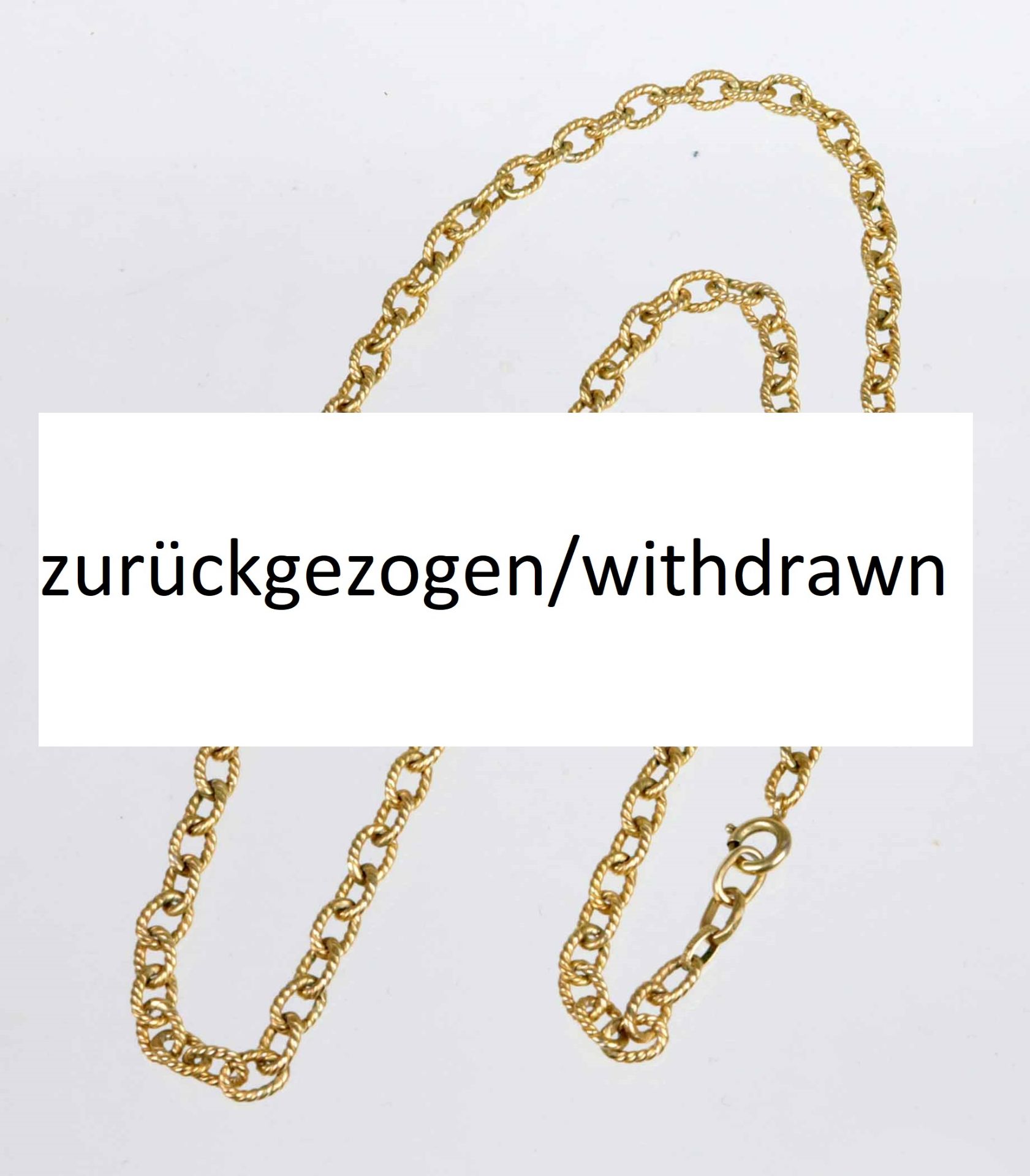 vergoldete Ankerkette - zurückgezogen/withdrawn