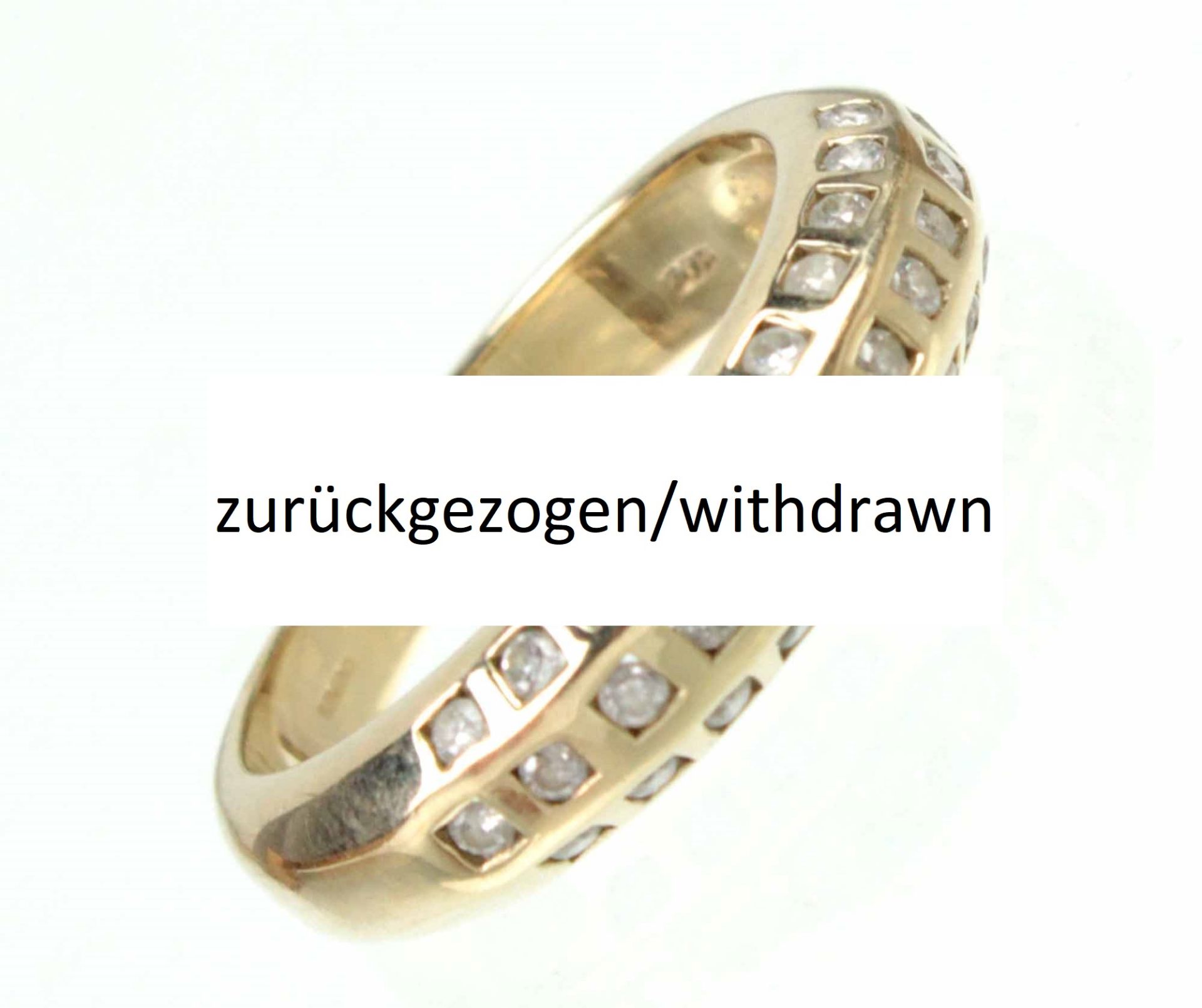 Brillant Ring - GG 375 - zurückgezogen/withdrawn