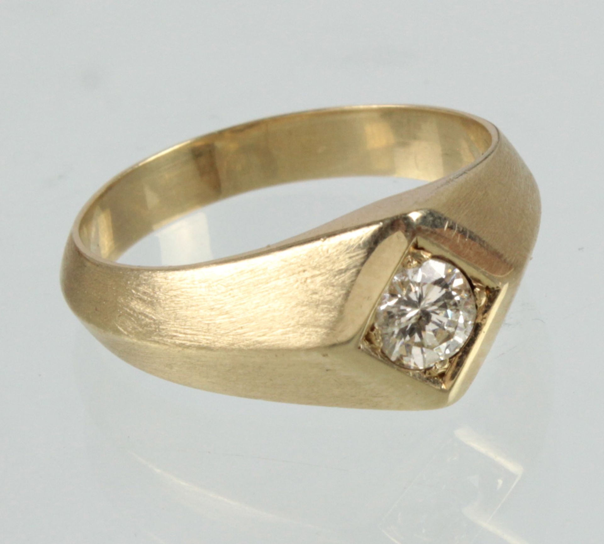 Brillant Solitär Ring 0,52 ct. - GG 585 - Bild 4 aus 4