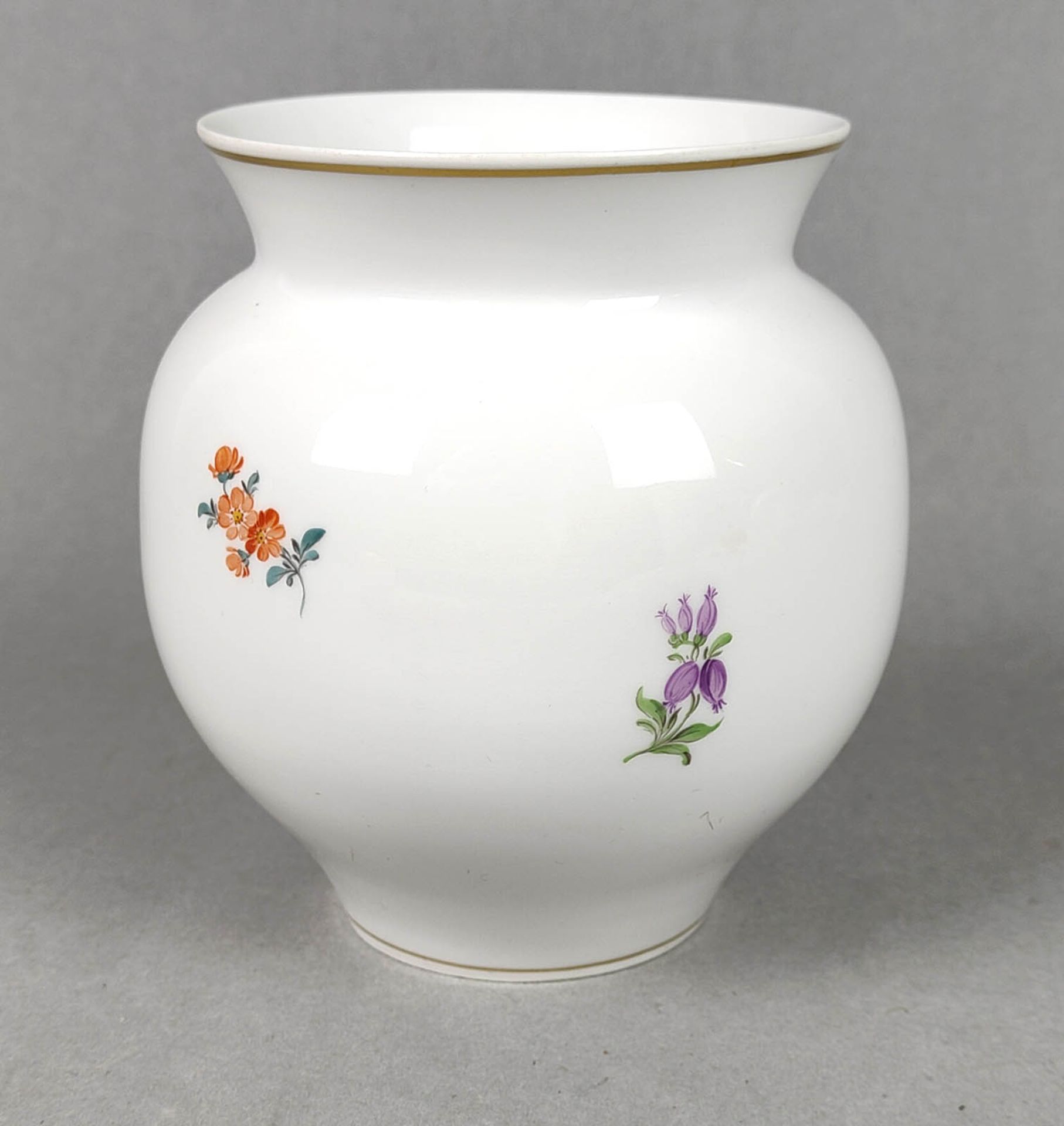 Meissen Kugelvase *Blume 3* - Bild 2 aus 3